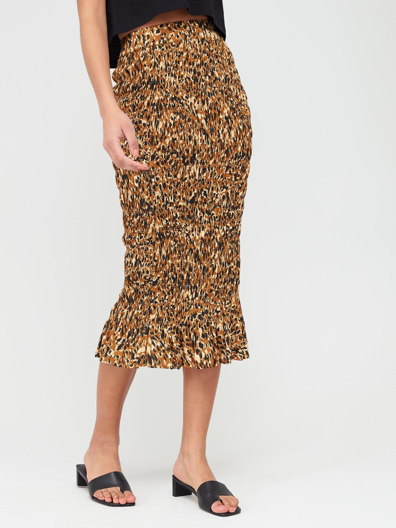 skirt animal print