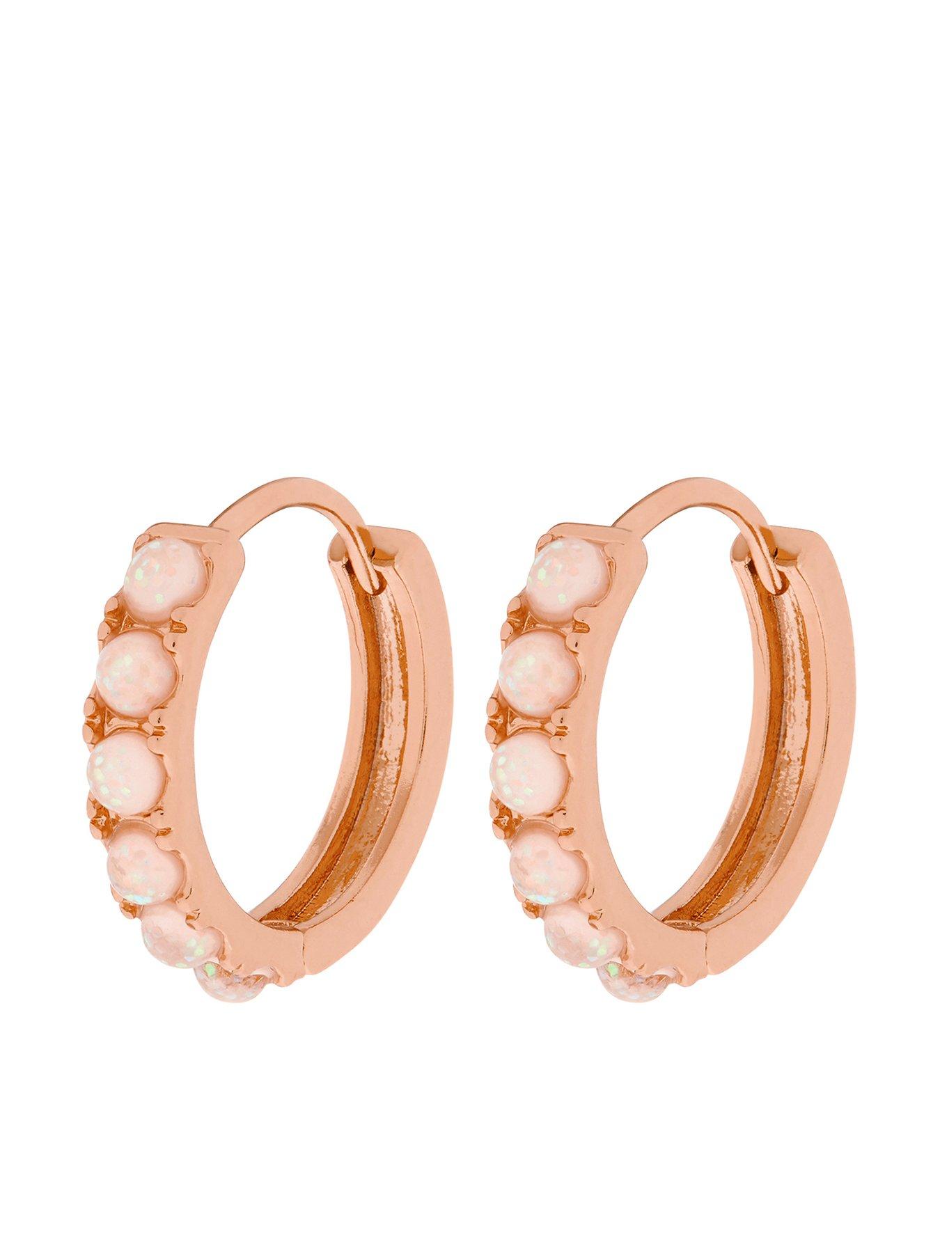 Accessorize Z Rg Opal Huggie Hoop Earrings review