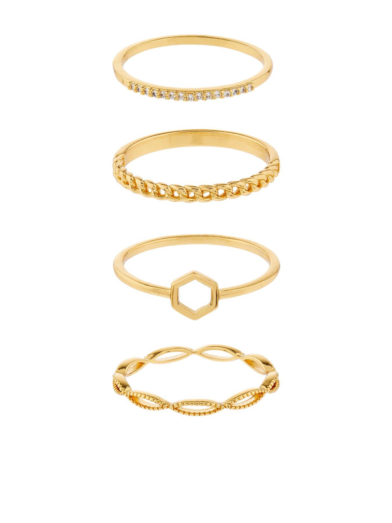 Accessorize Z 4X Hexagon Ring Set review