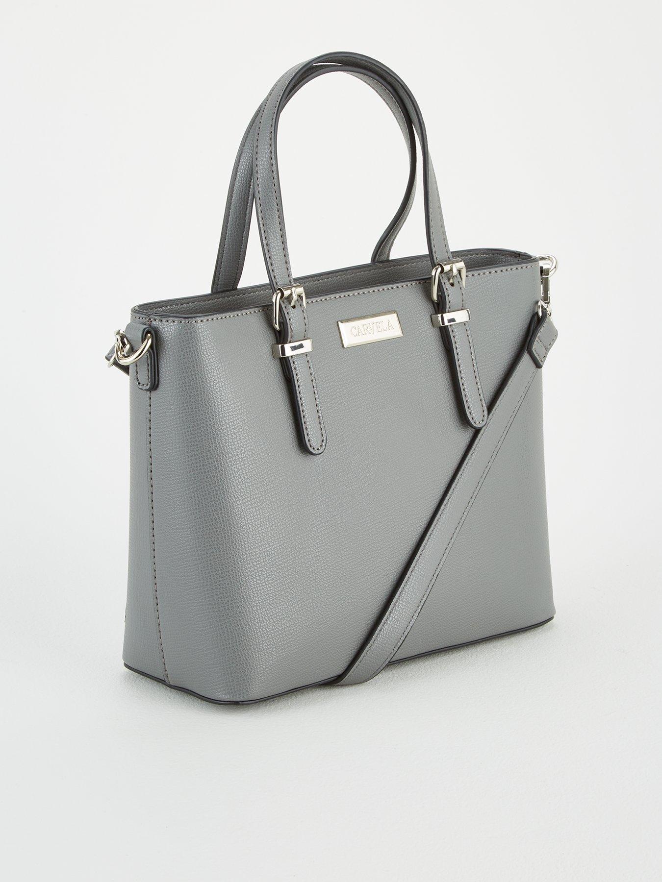 carvela grey tote bag