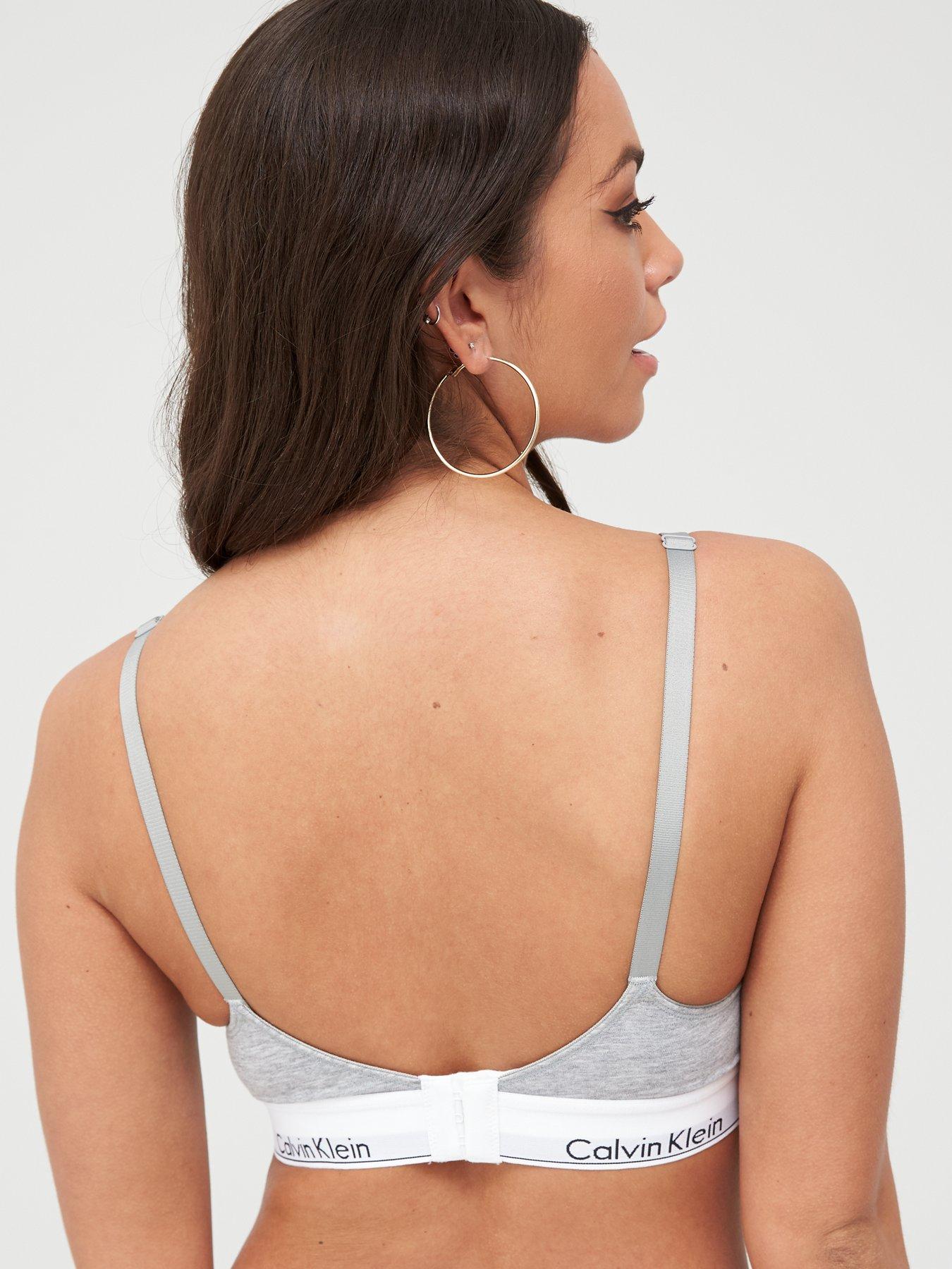 Buy Calvin Klein Modern Cotton Triangle Bralette from the Next UK online  shop