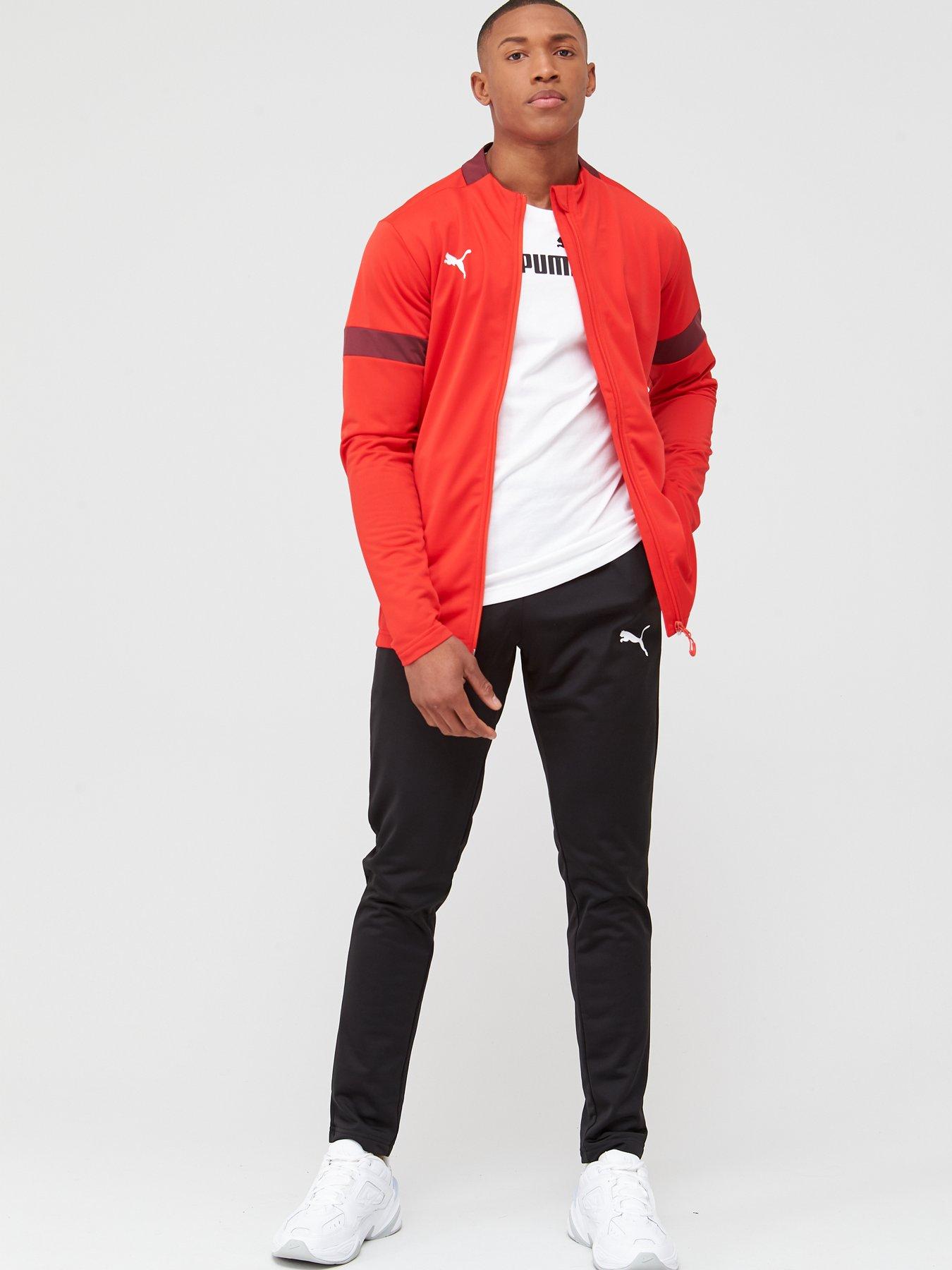 red puma tracksuit mens