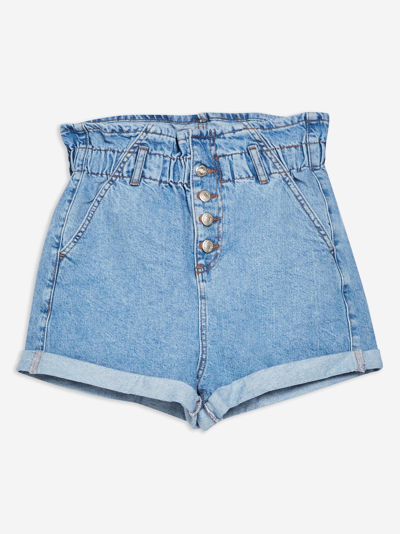 paperbag shorts topshop
