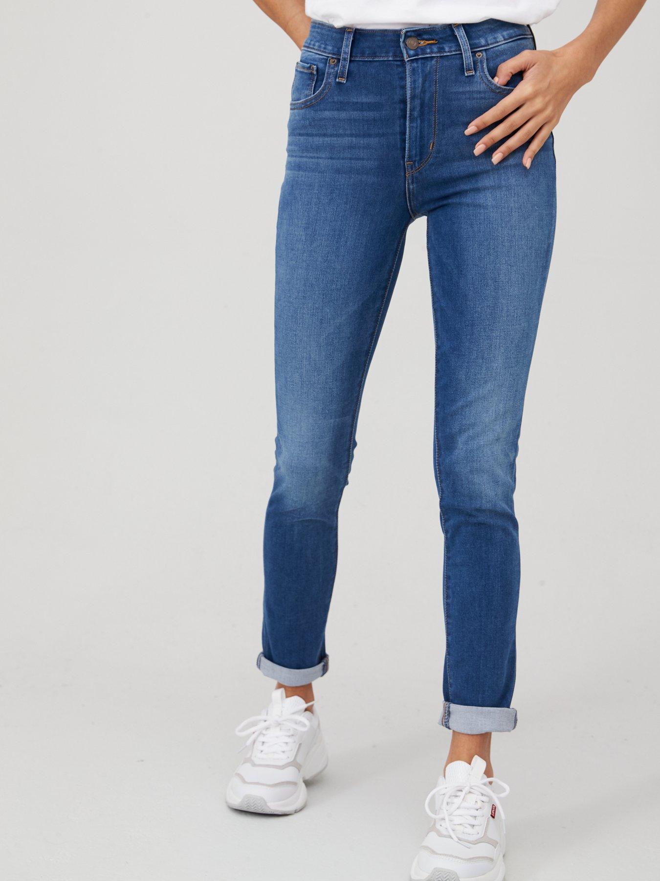 levi high waisted skinny jeans uk