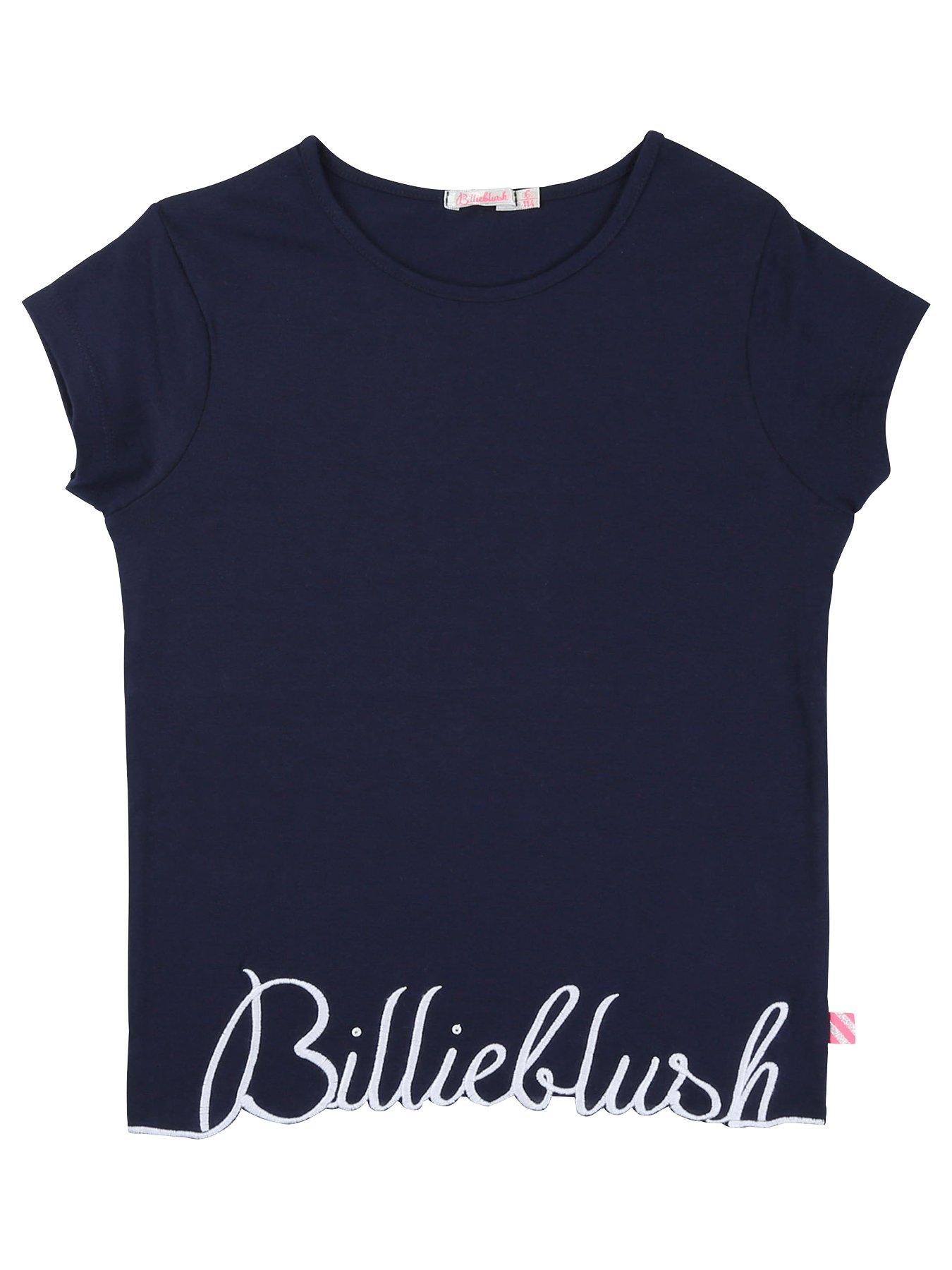 Billieblush Girls Short Sleeve Embroidered Logo Hem T-Shirt review