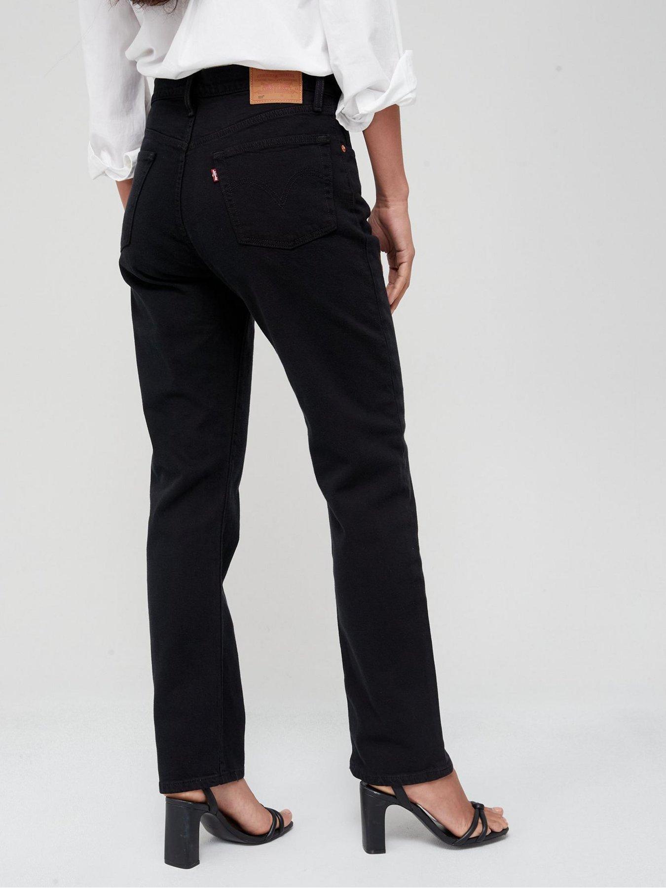 Image 2 of 4 of Levi's 501&reg; Crop - Black Sprout