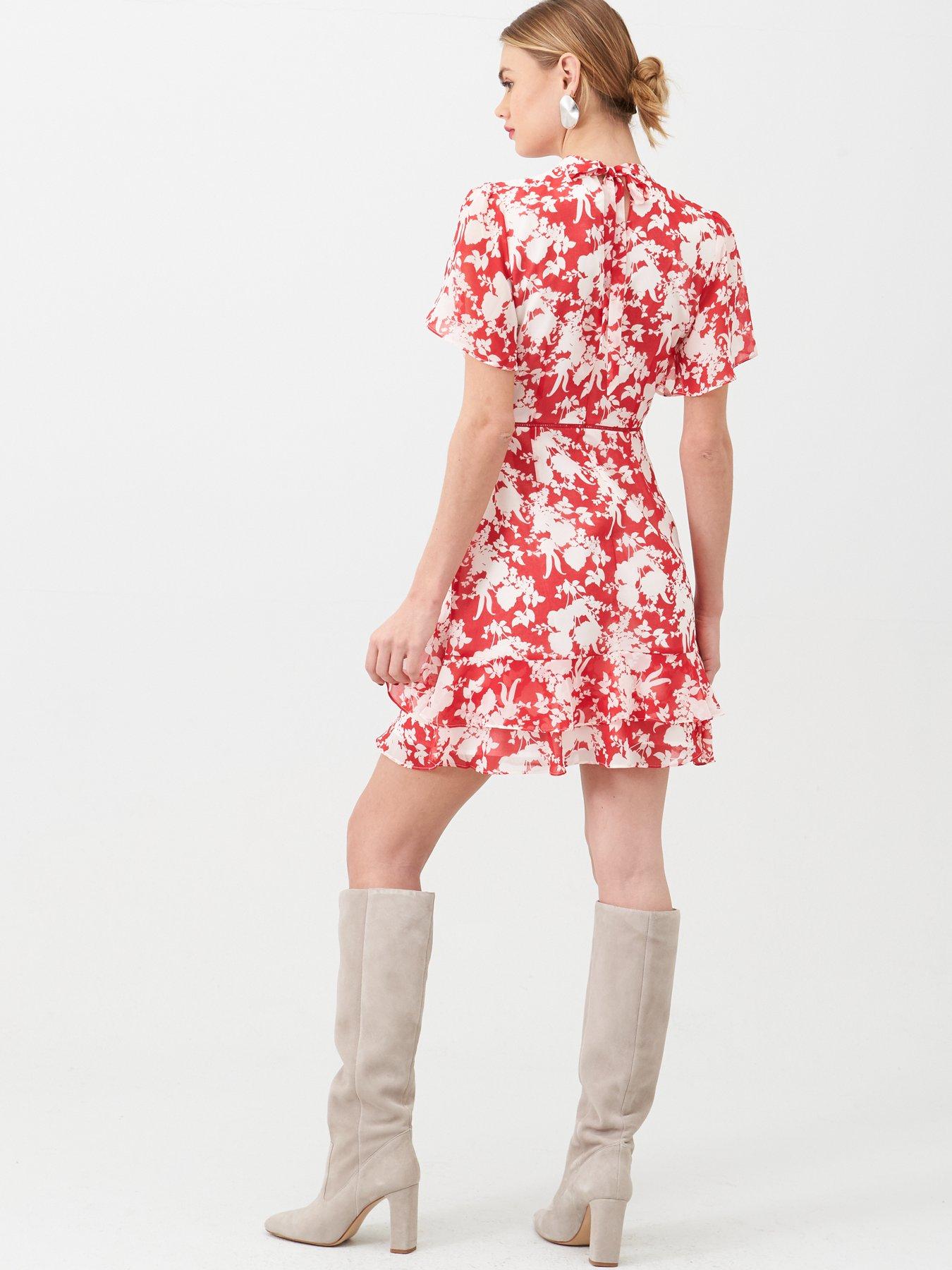 oasis shadow floral dress