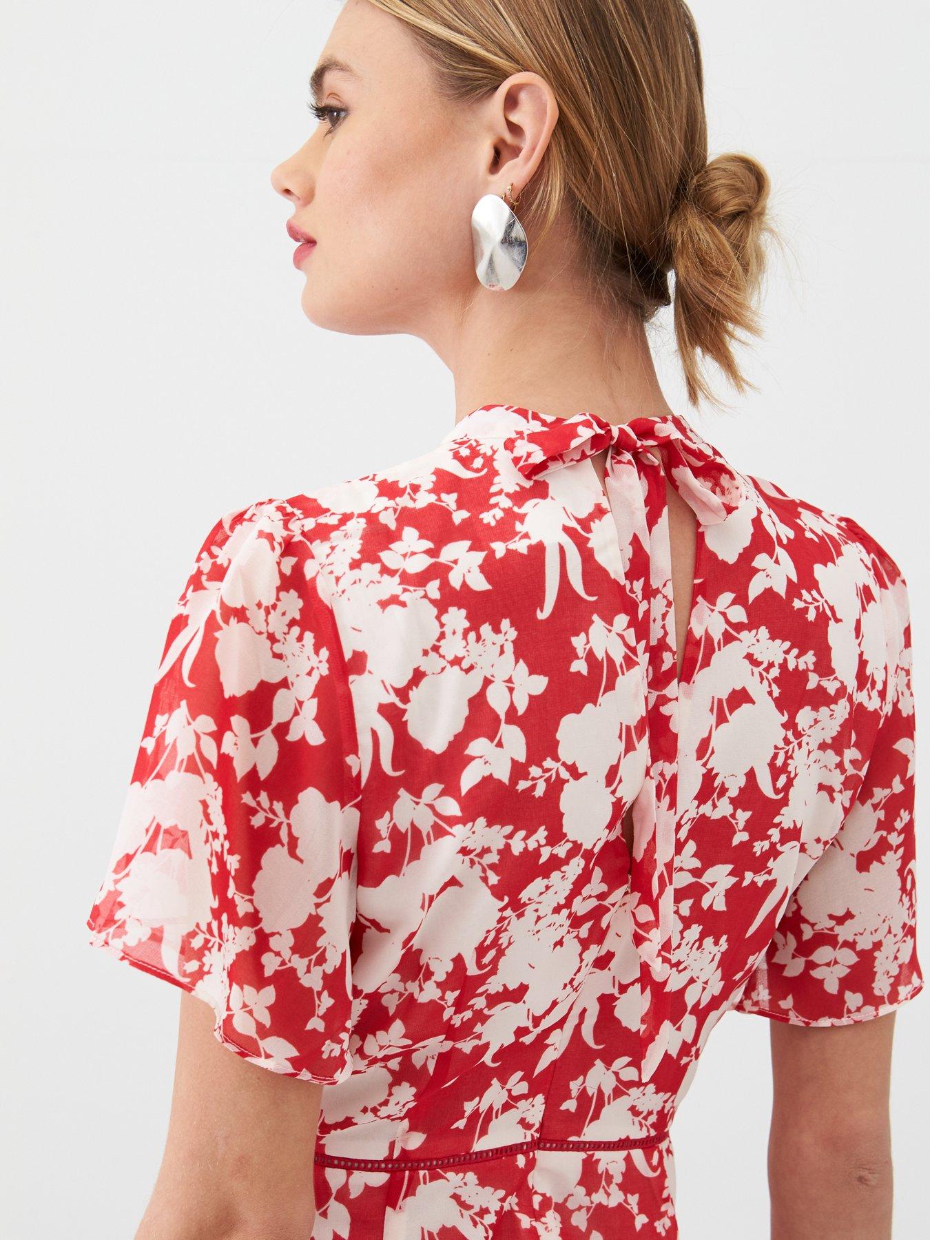 oasis shadow floral dress