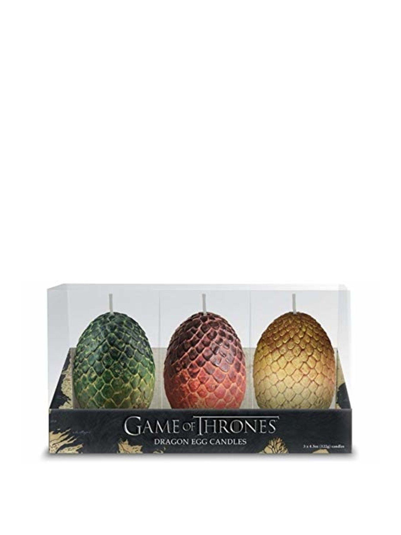 Product photograph of Game Of Thrones Dragon Eggs Candle - Total Weight 520 Grams from very.co.uk