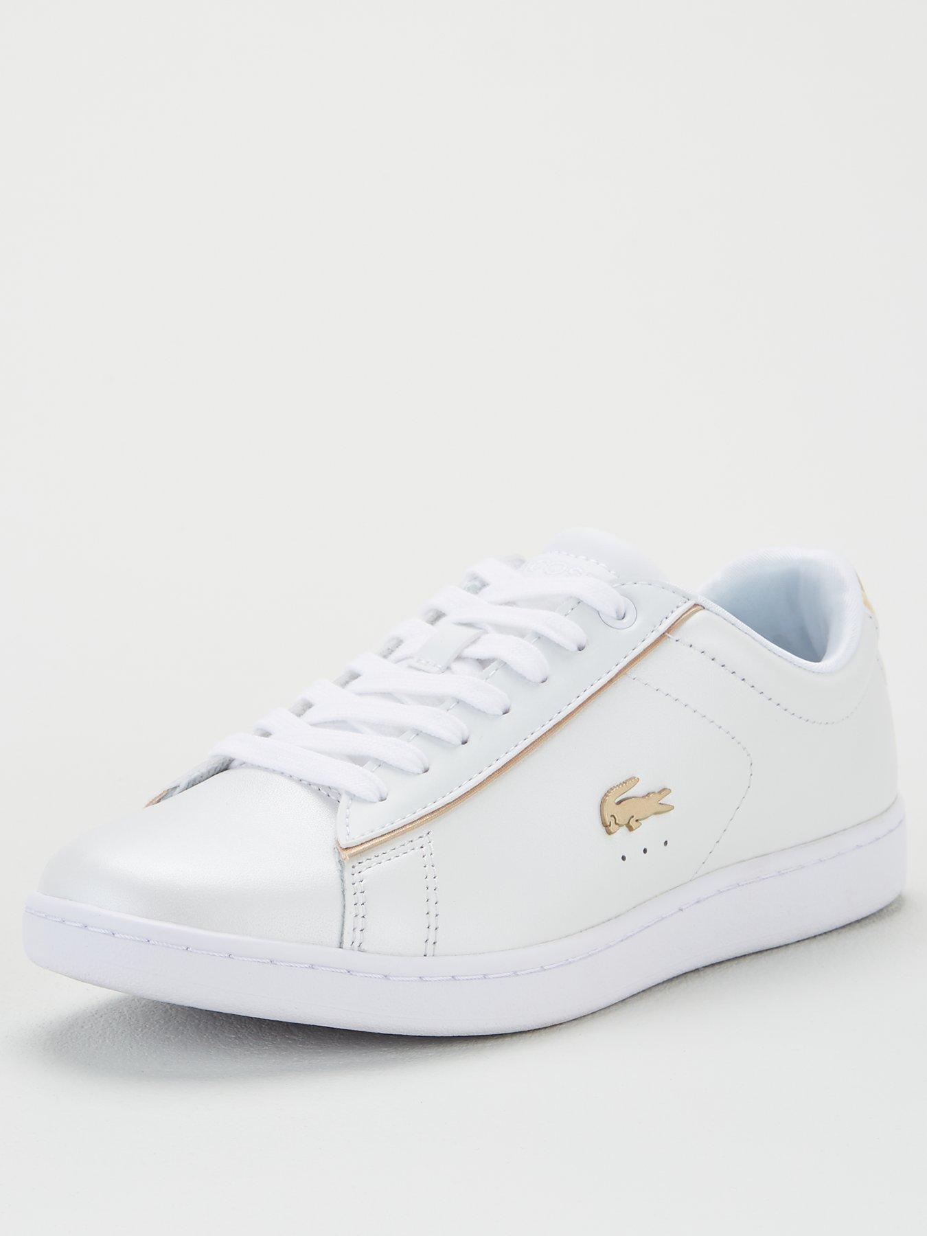 rose gold lacoste shoes