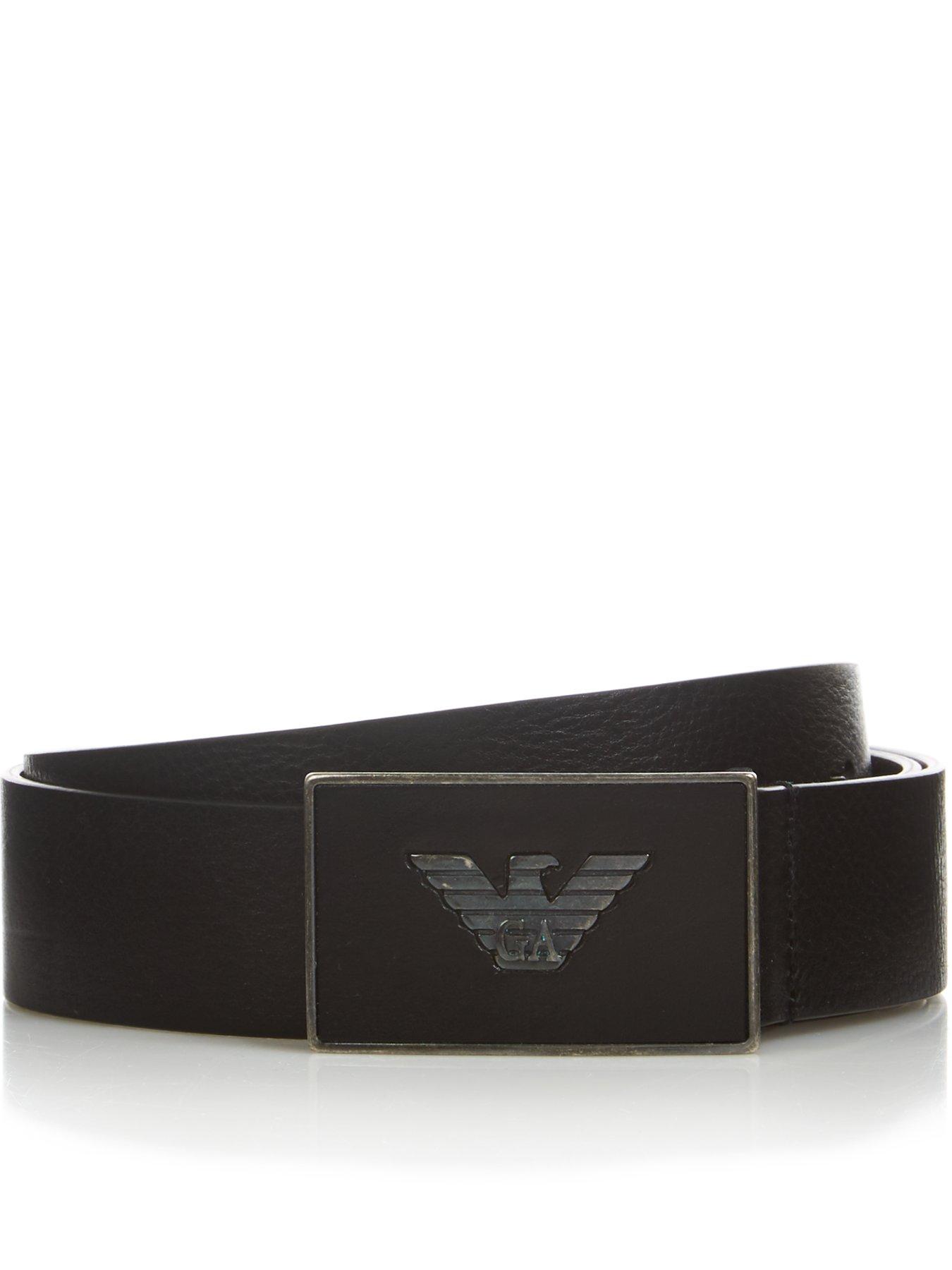 Emporio Armani Men'S Plate Buckle Belt review