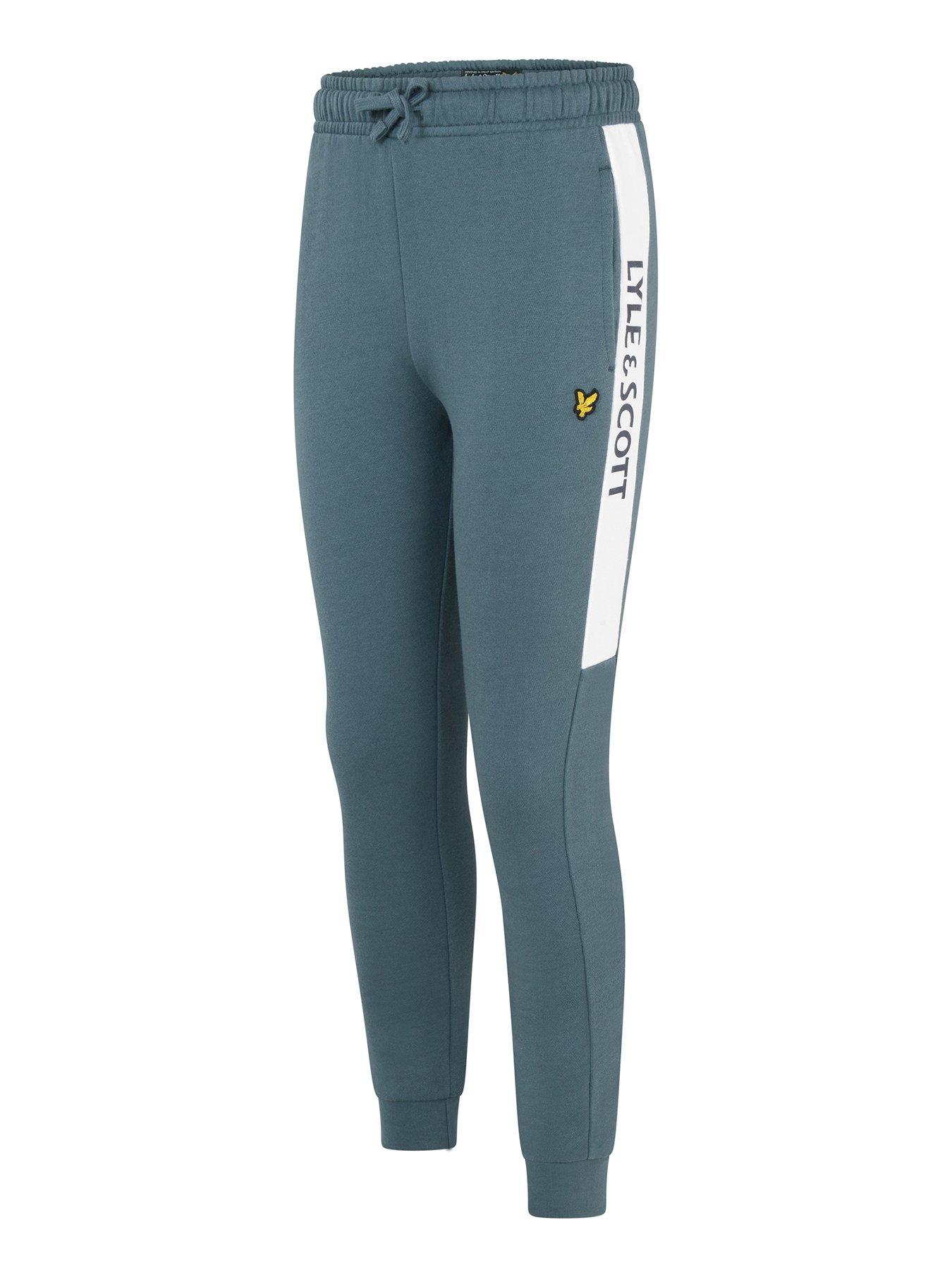 lyle and scott taped joggers