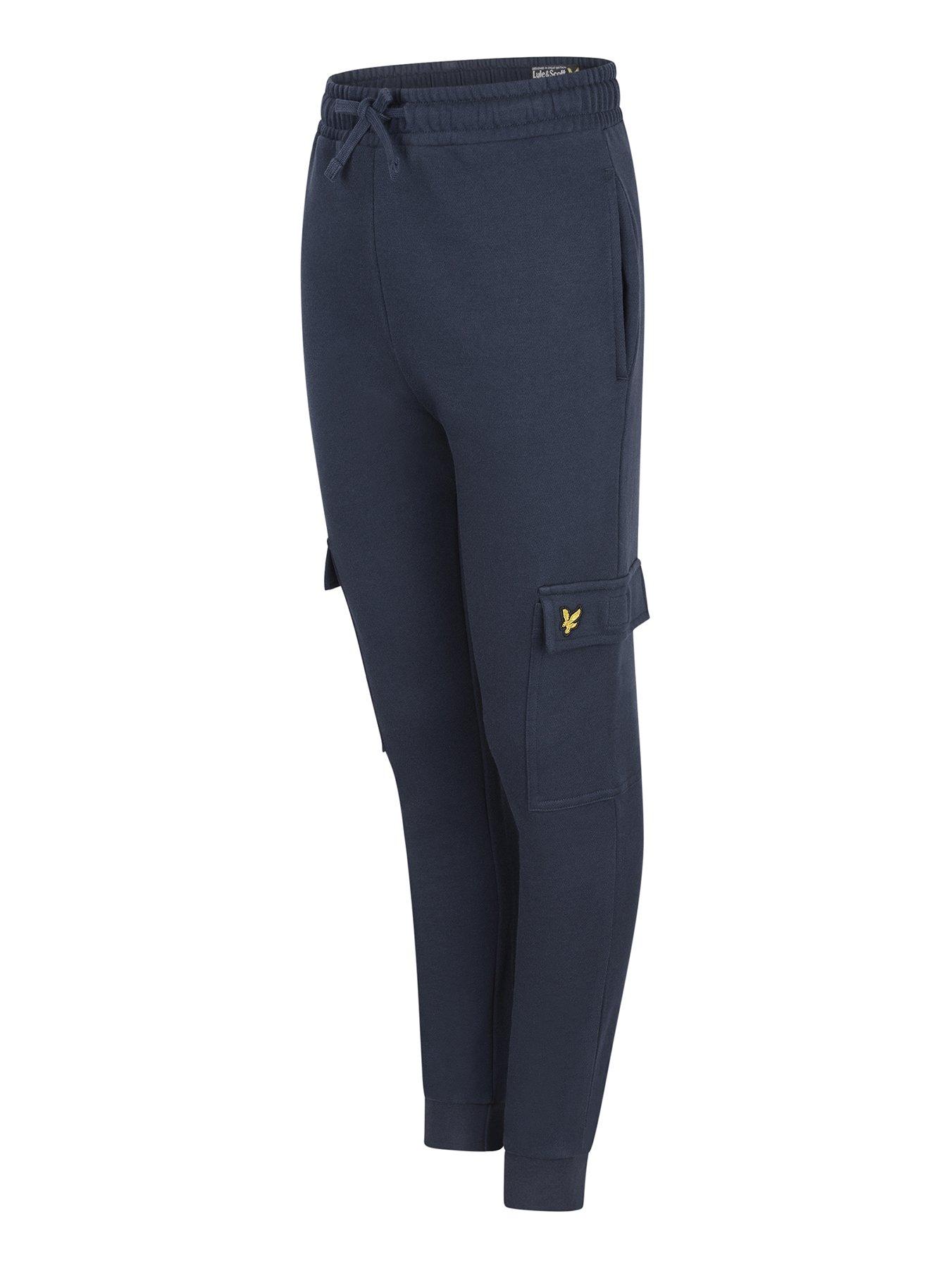 lyle and scott navy joggers