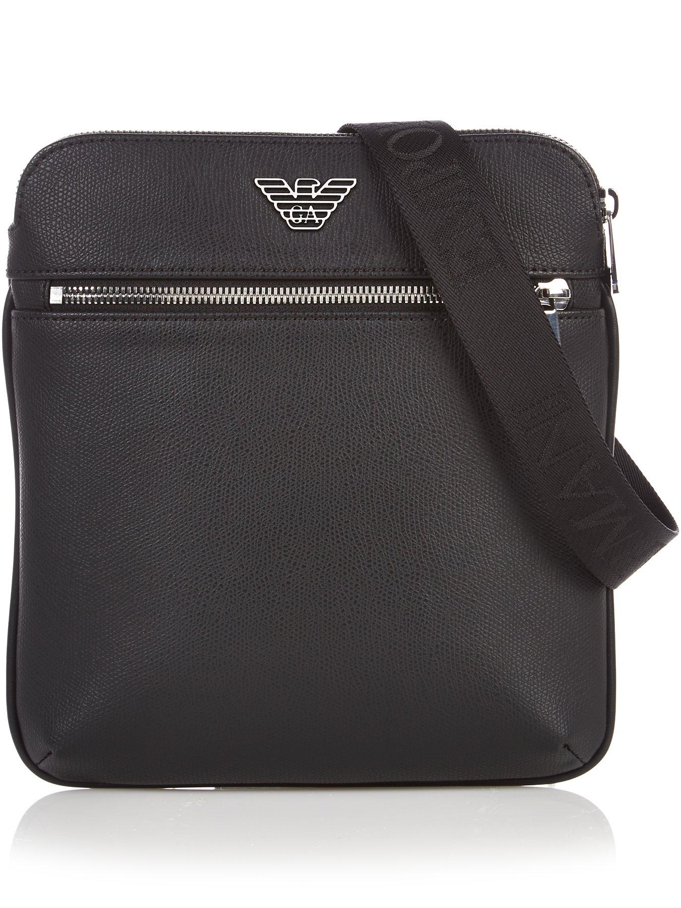 armani mens messenger bag
