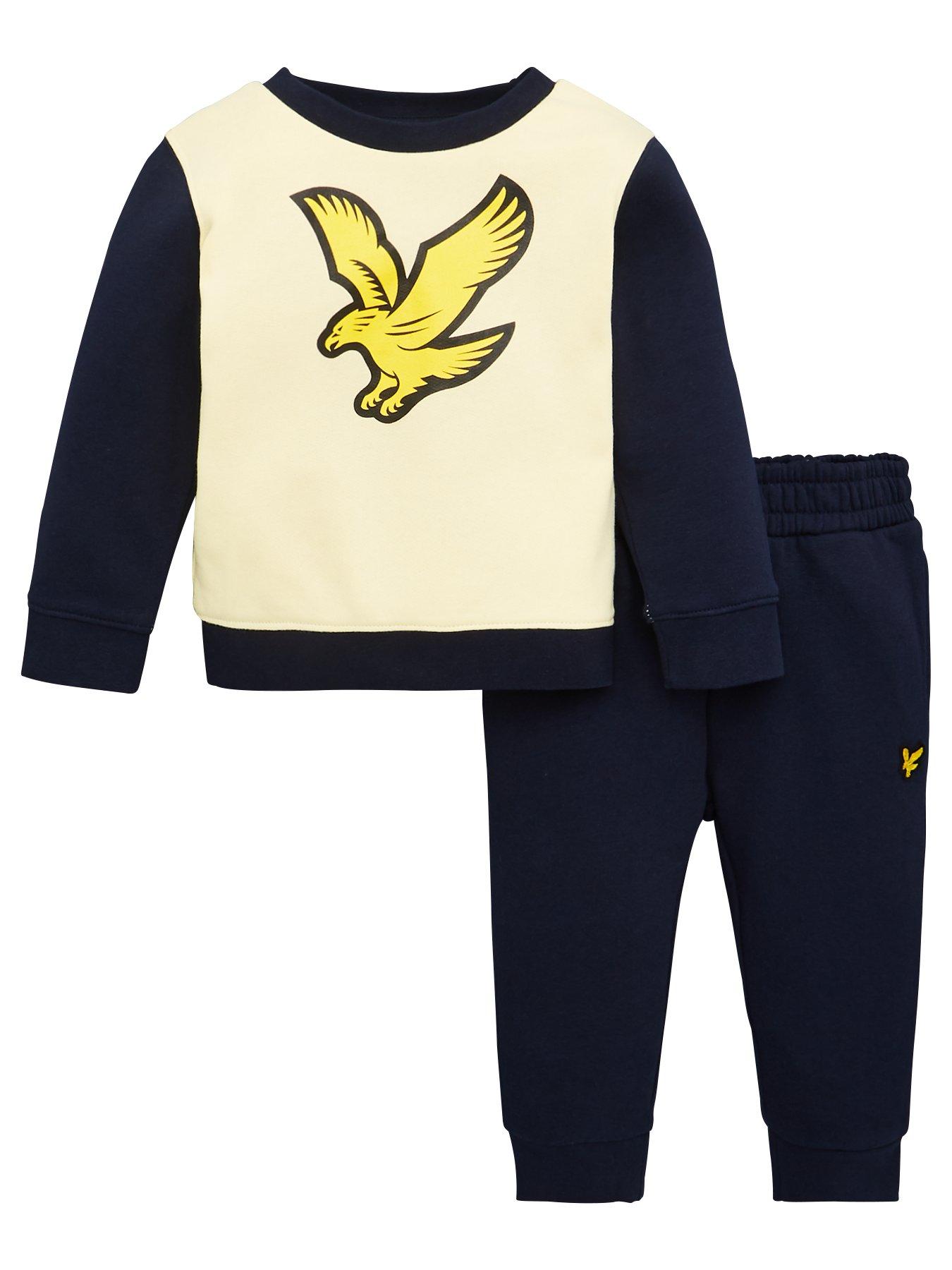 Lyle & Scott Toddler Boys Eagle Crew &Amp; Jogger Outfit review