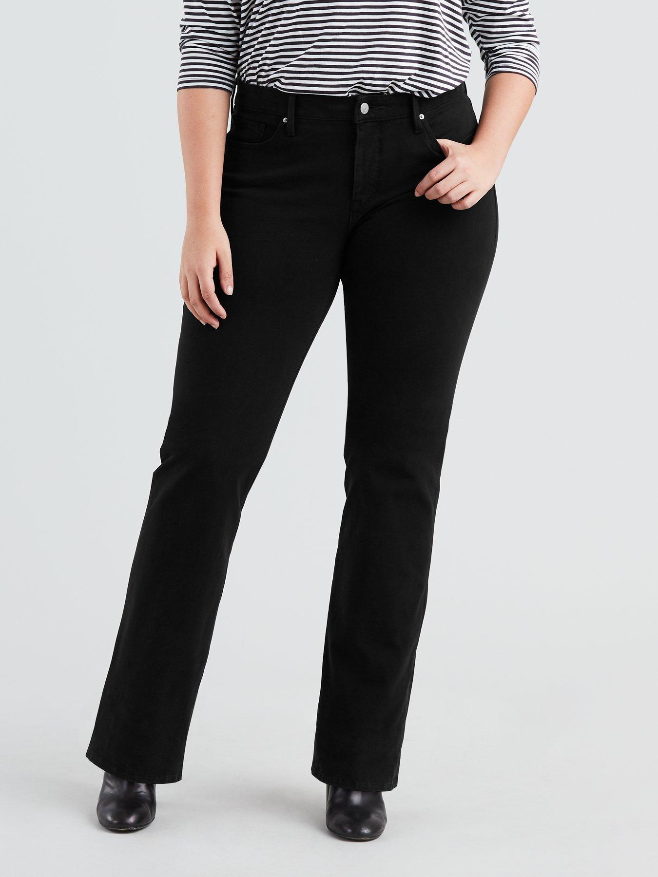 black levi bootcut jeans