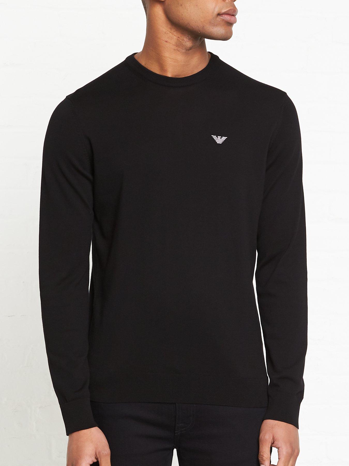 Emporio Armani Contrast Logo Basic Jumper review