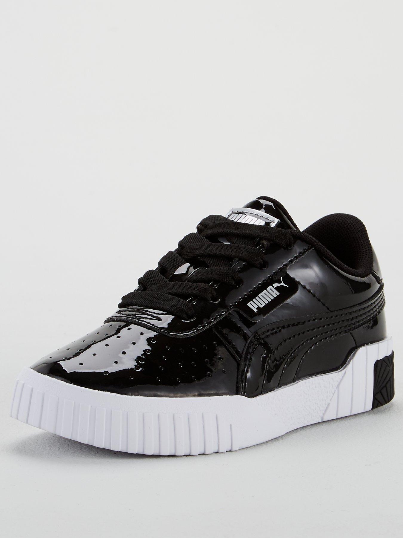girls black trainers sports direct
