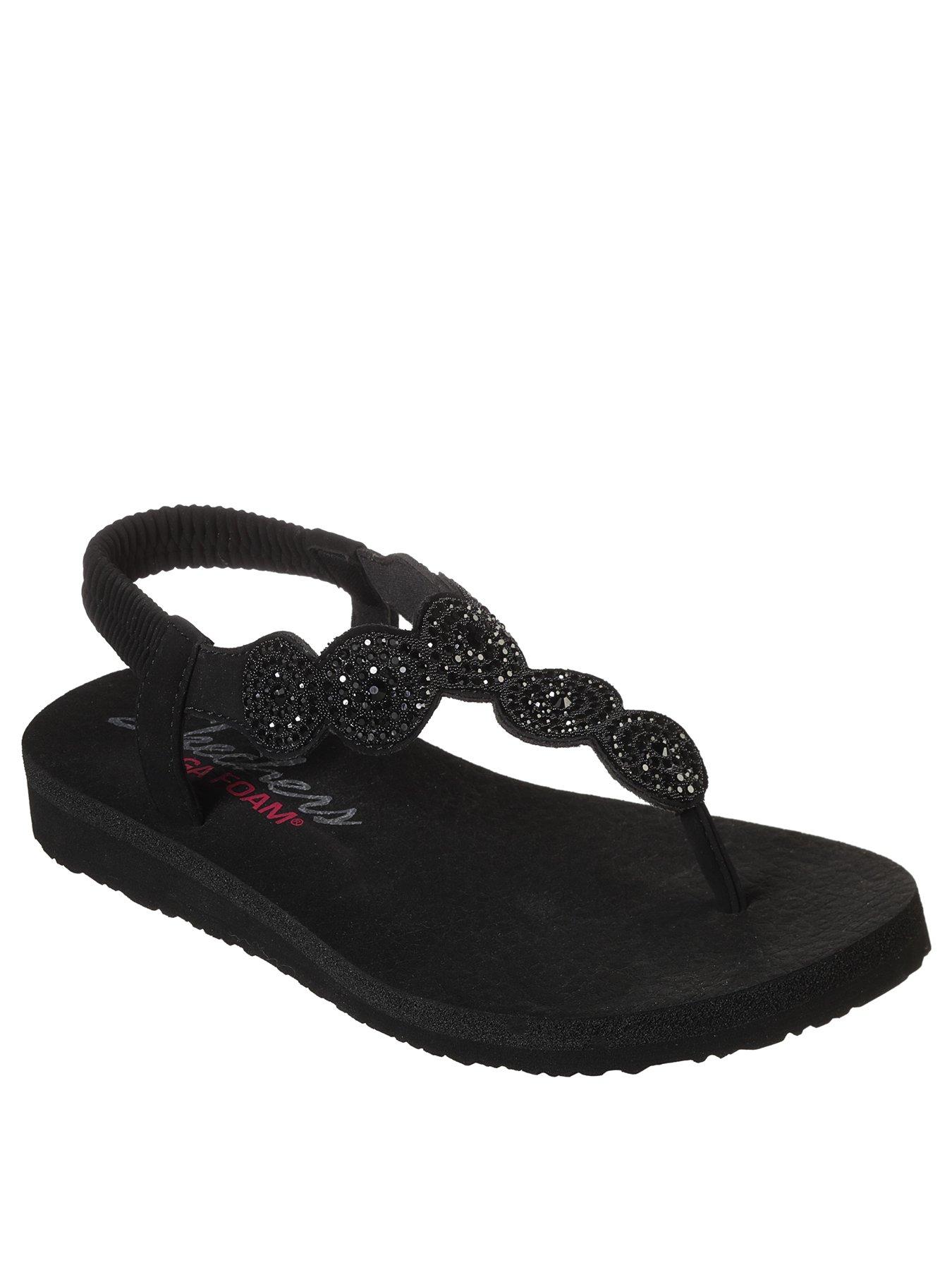 skechers yoga foam flip flops uk