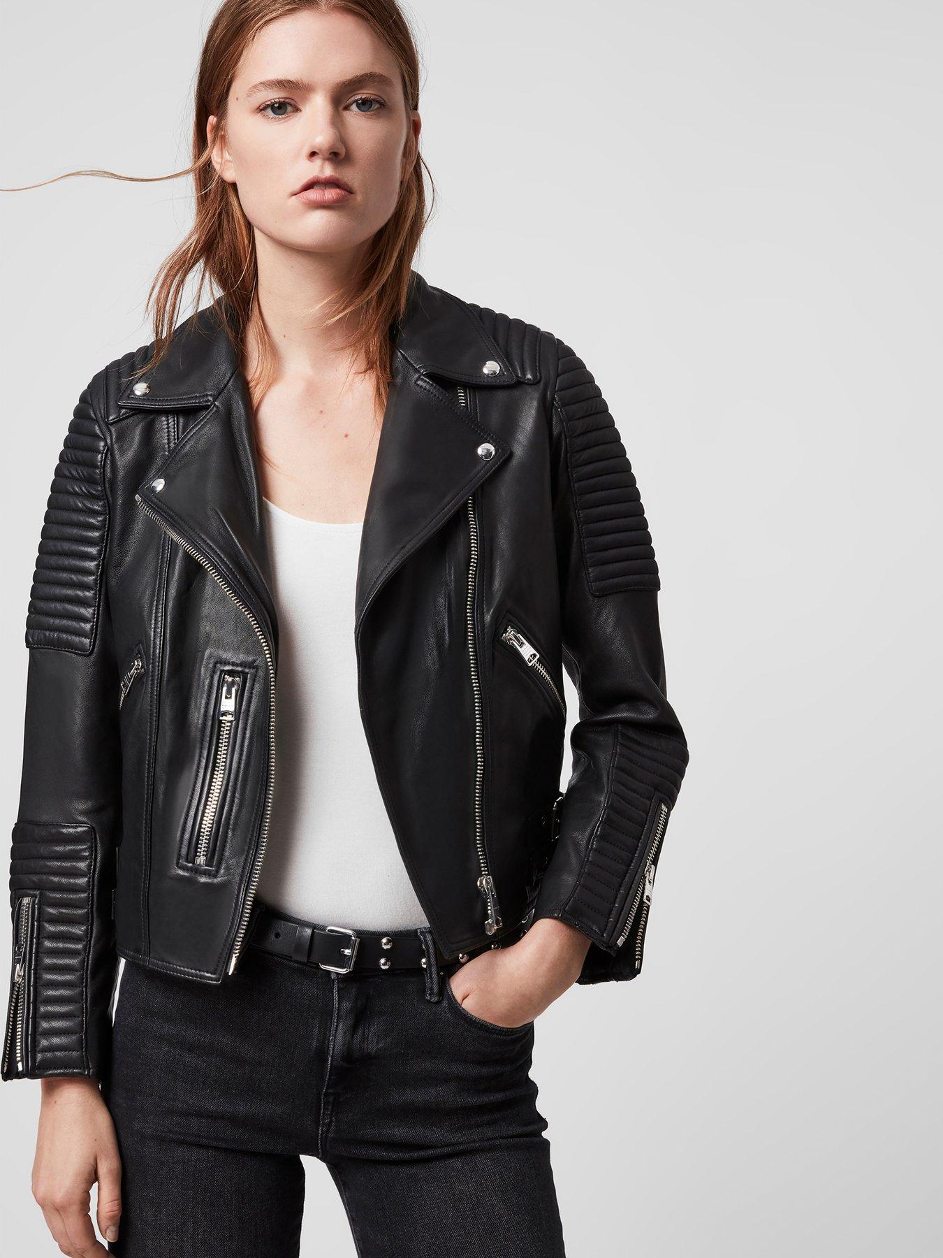 all saints leather jacket sale uk