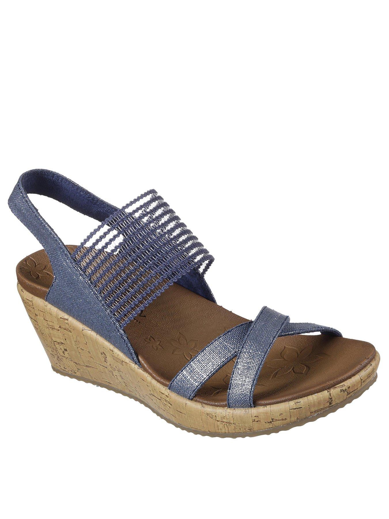 skechers wedge sandals
