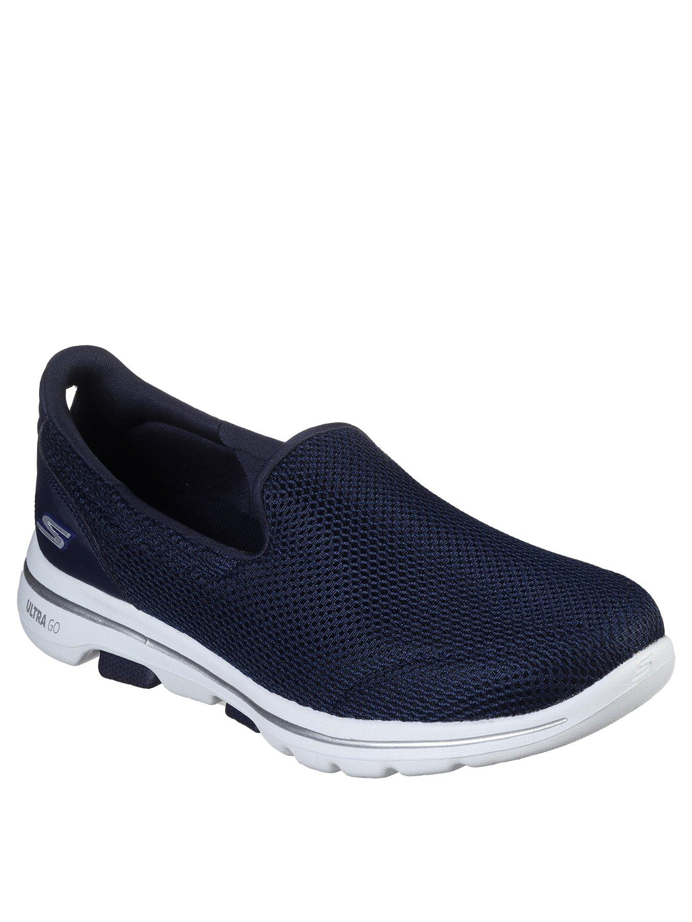 skechers navy slip on