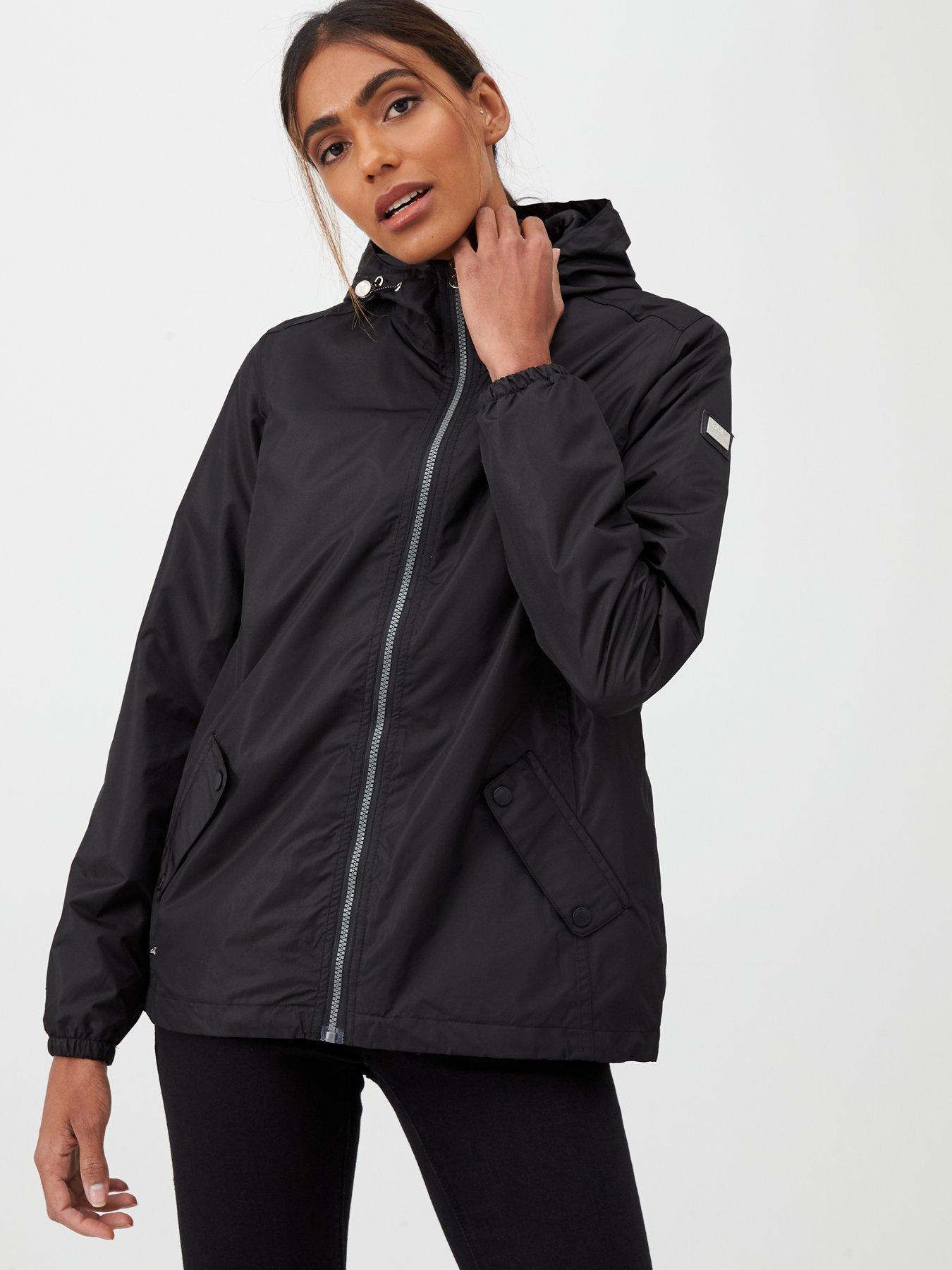 women's water resistant jacket with hood