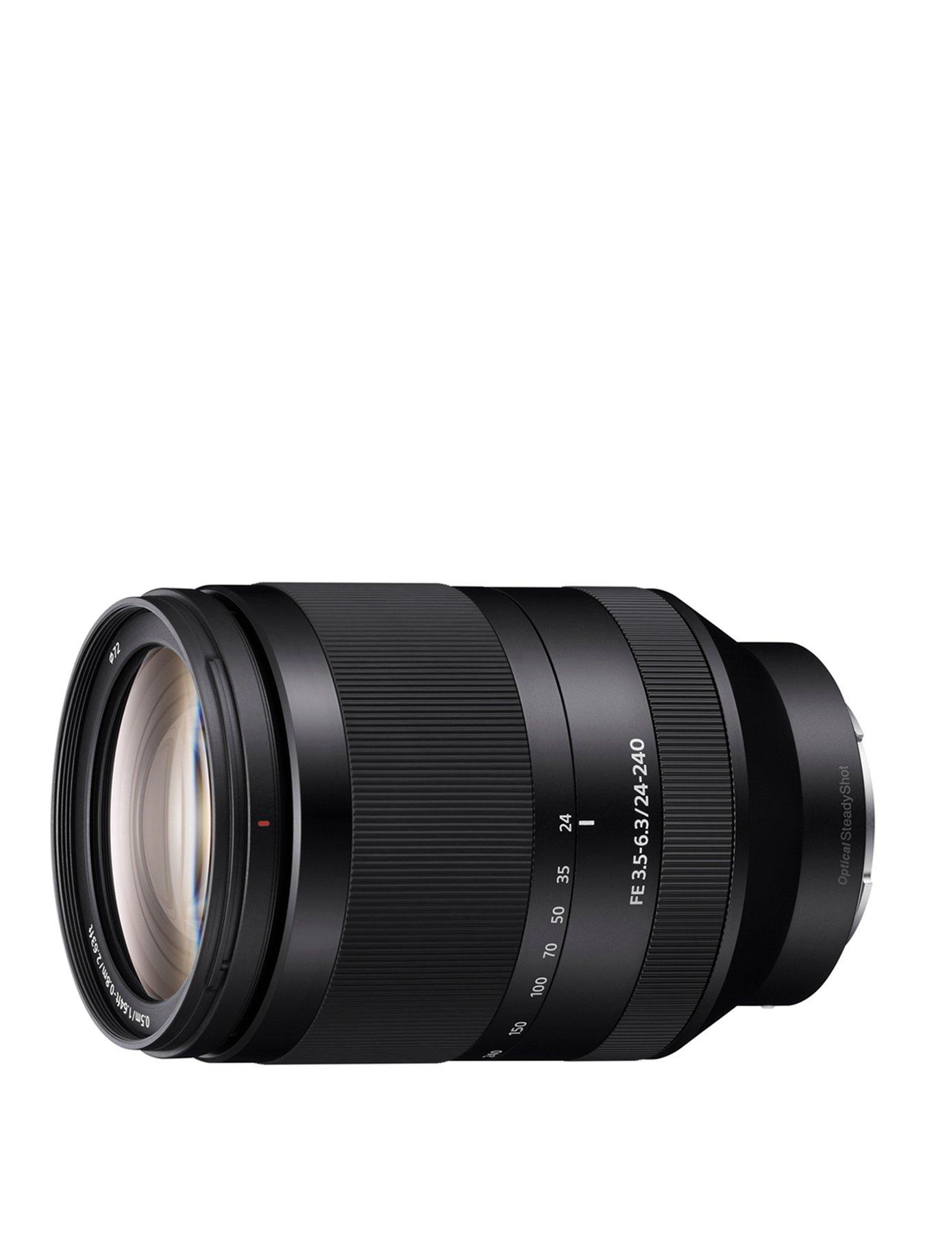 Sony SEL24240.SYX FE 24-240mm f/3.5-6.3 OSS Lens - Black | very.co.uk