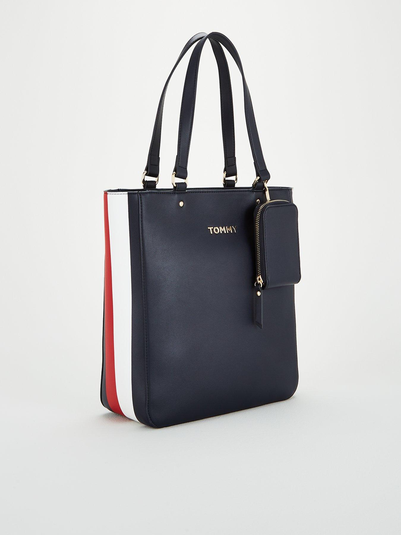 tommy hilfiger navy tote bag