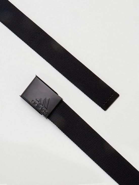 back image of adidas-golf-reversible-web-belt-blacknbsp