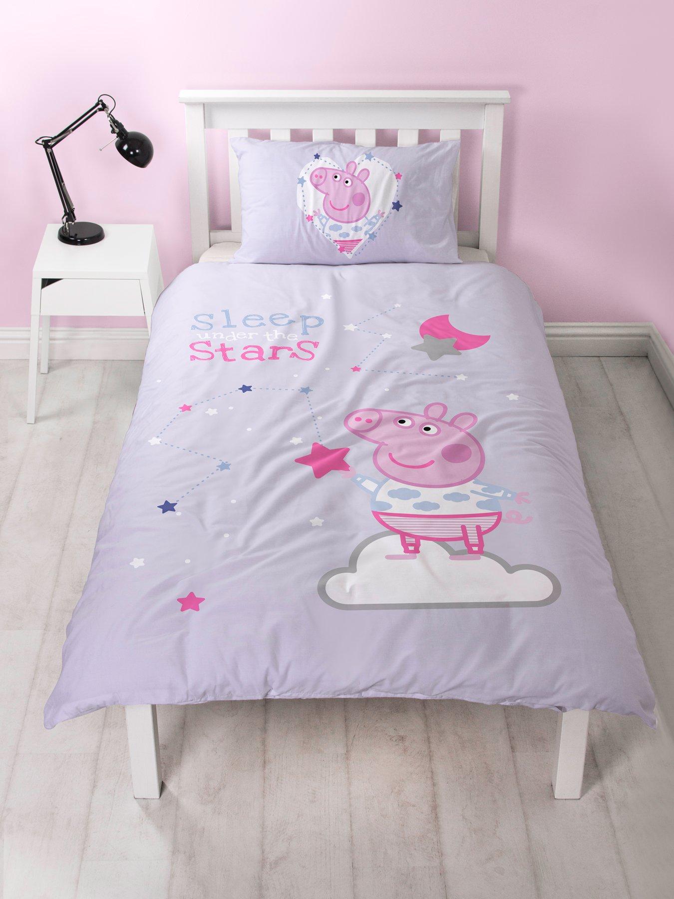 peppa pig cot bed bedding