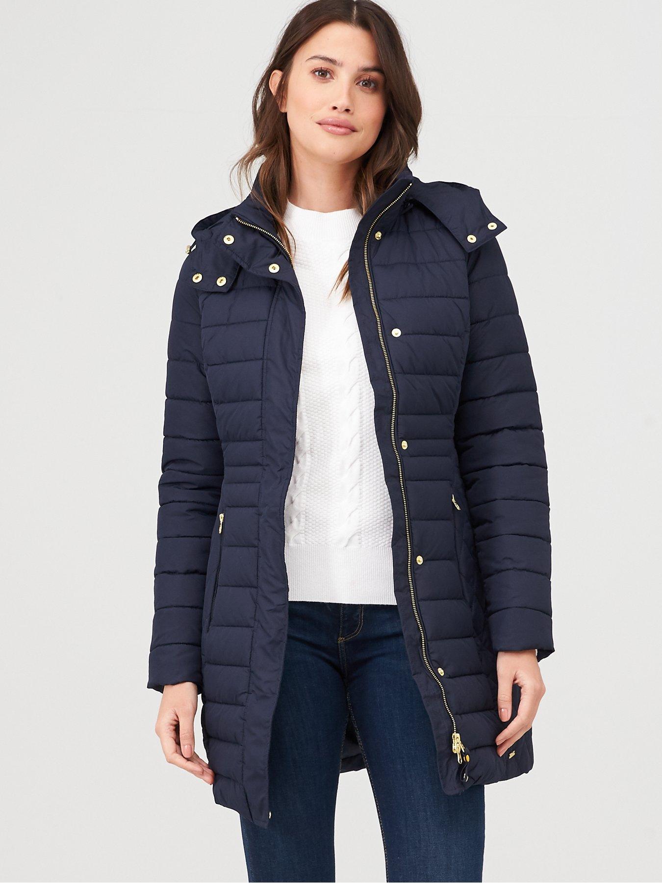 thirlmere long padded coat