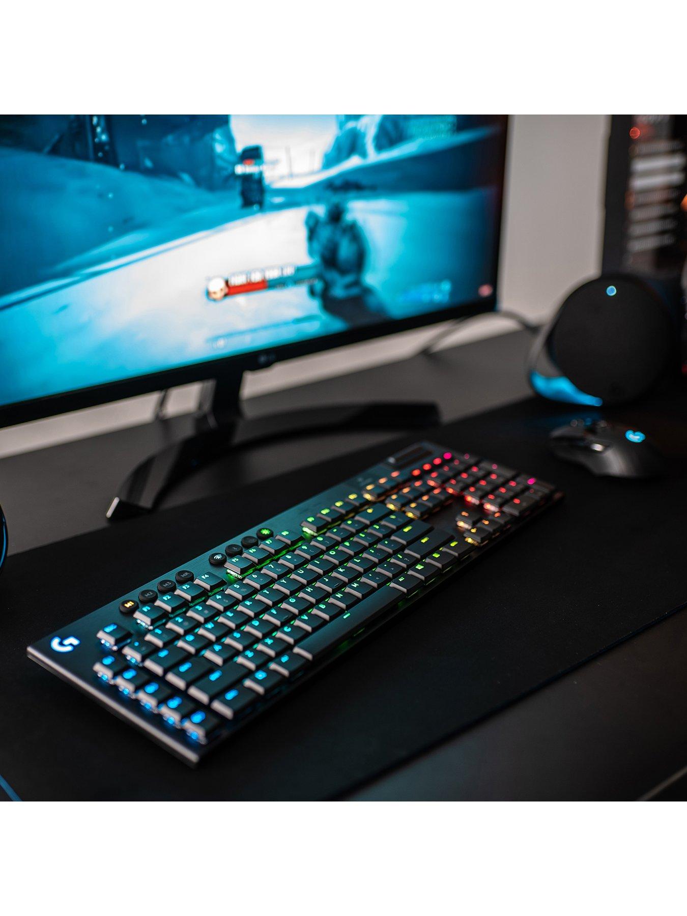 Image 7 of 7 of LogitechG G915 LIGHTSPEED Wireless RGB Mechanical Gaming Keyboard - GL Tactile - N/A - UK - 2.4GHZ/BT - N/A - INTNL - TACTILE SWITCH