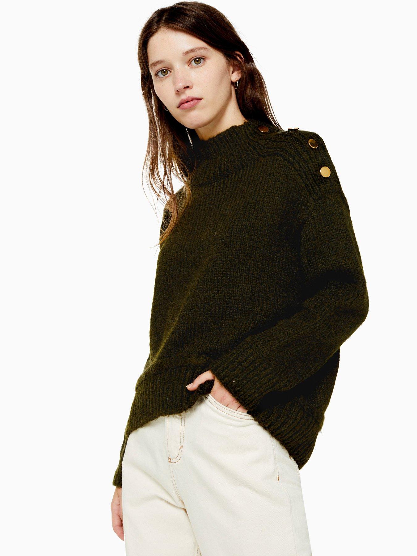 button shoulder jumper