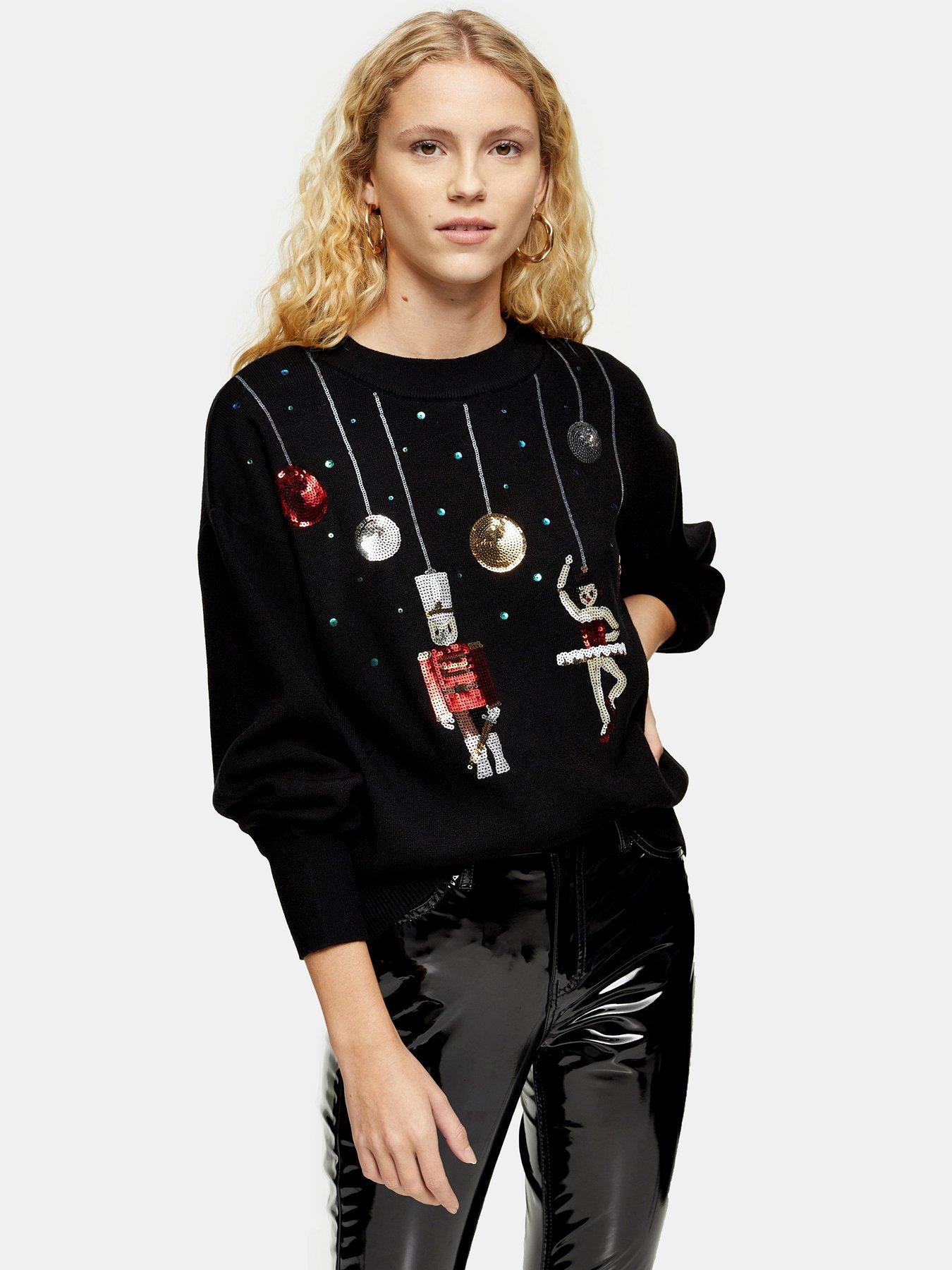 sparkly christmas jumper dress