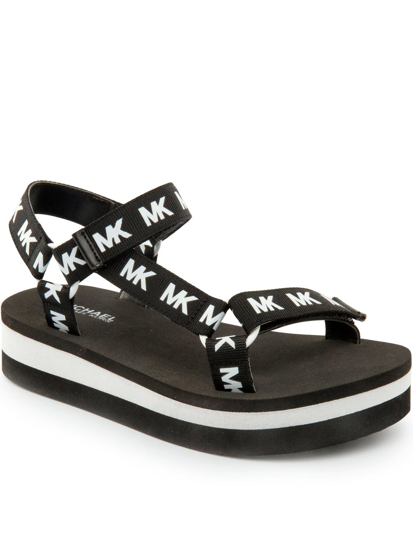 michael kors logo sandals
