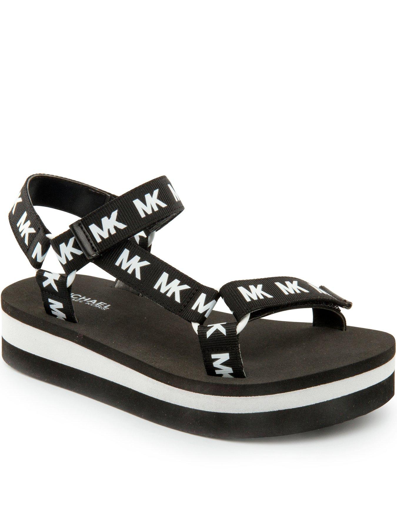 michael kors sandals black