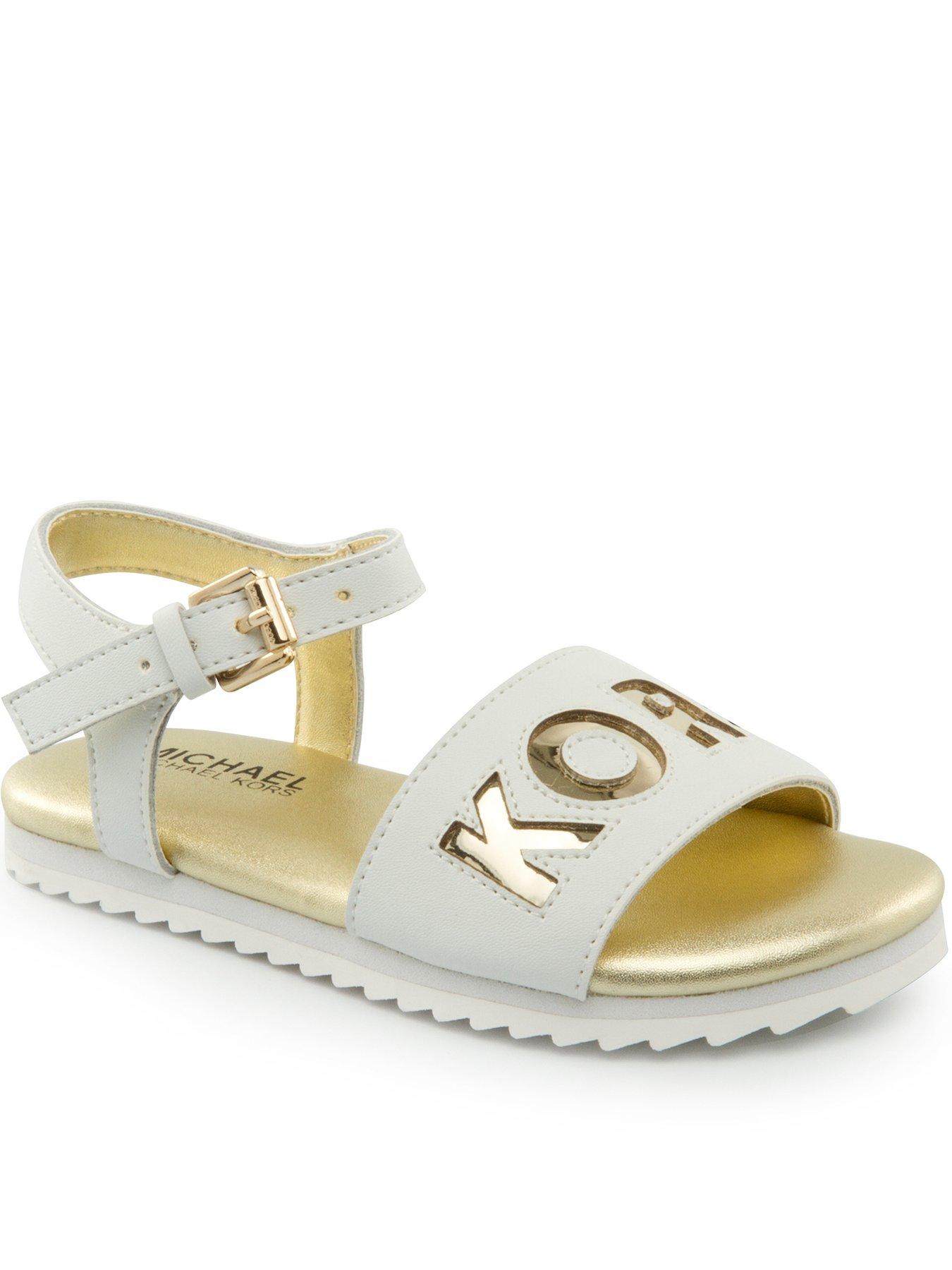 michael kors logo sandals