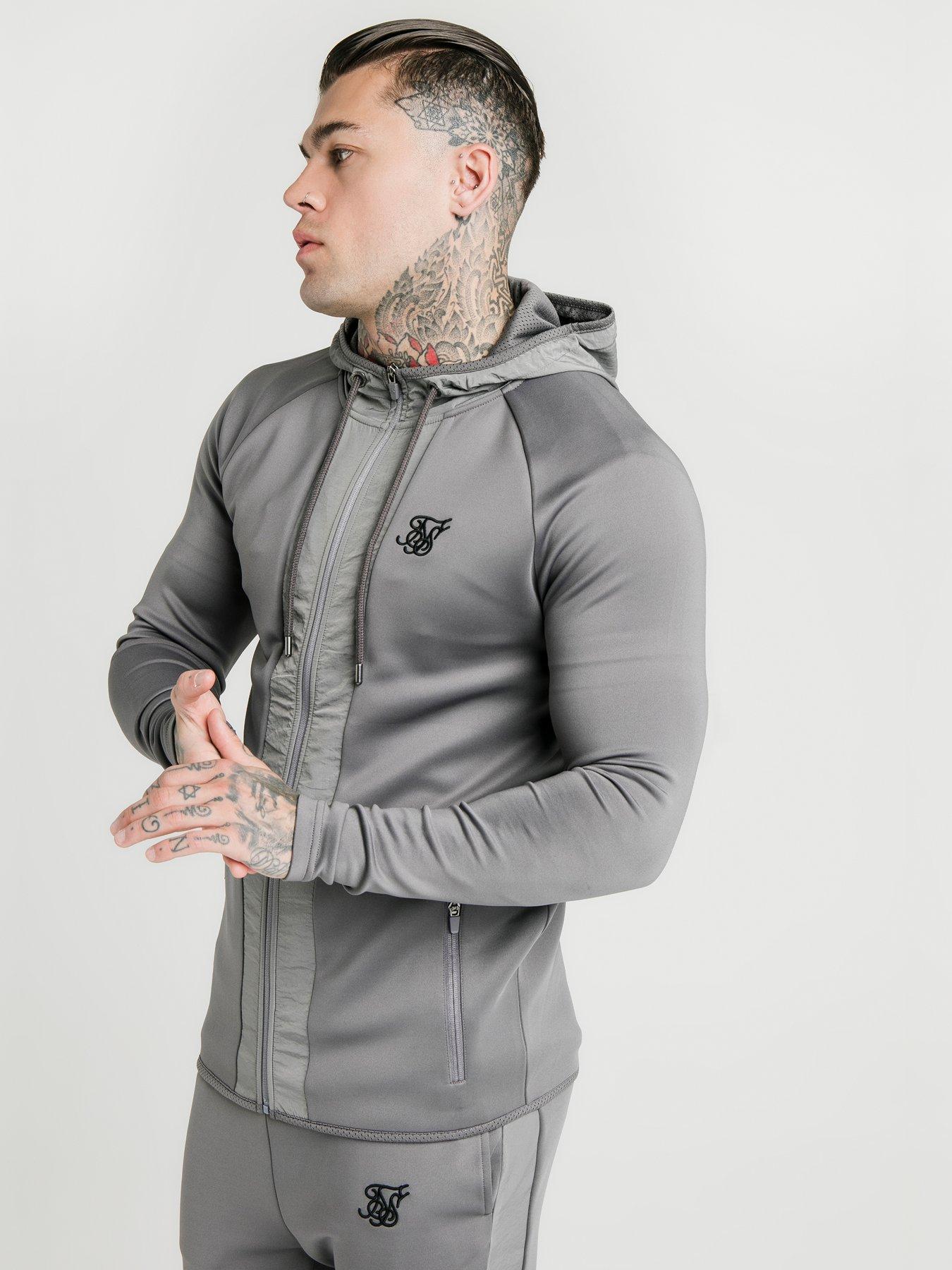 Sik Silk Creased Nylon Zip Through Hoodie review