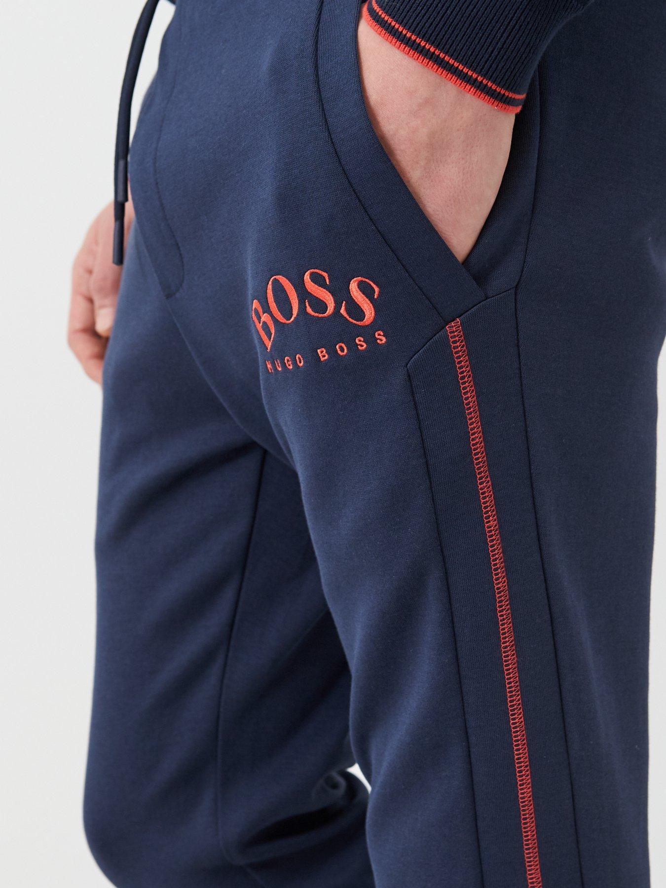 boss hadiko cuffed fleece pants