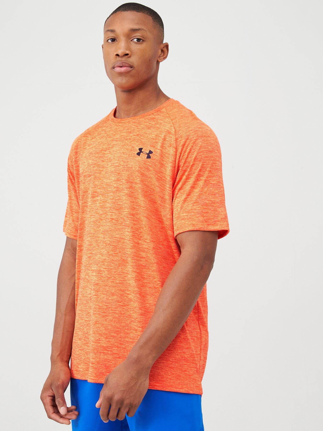 under armour tech t shirt orange