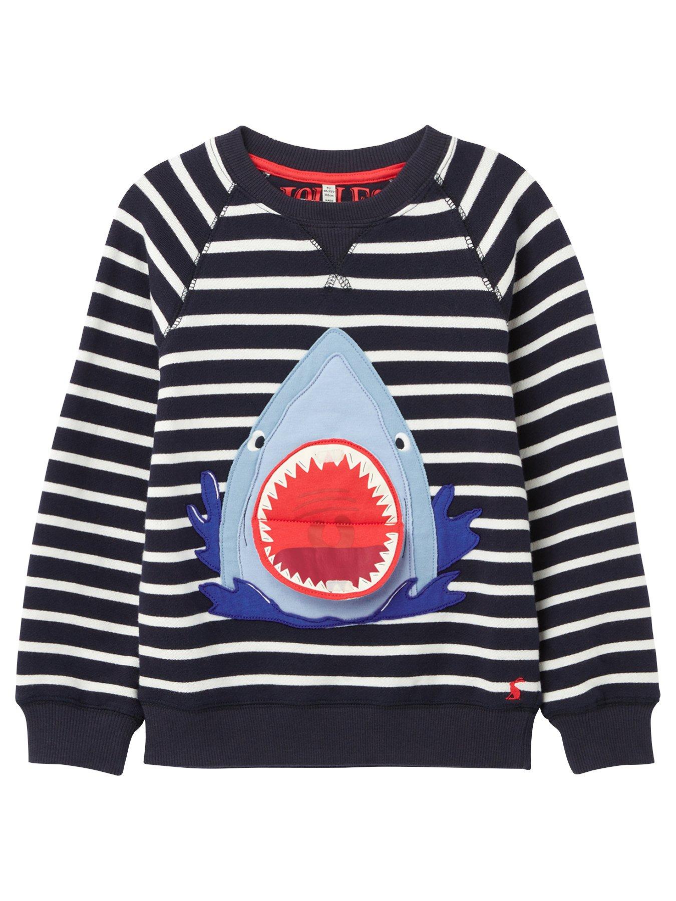 Joules Toddler Boys Ventura Shark Sweat Top review