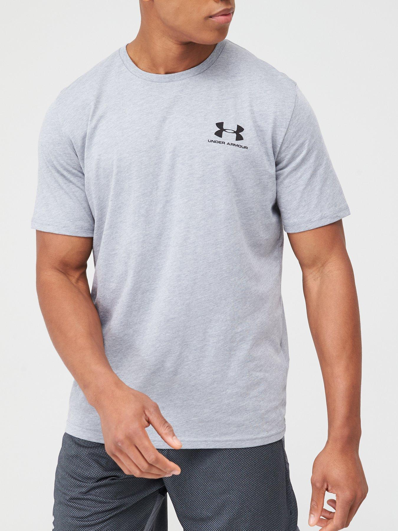 undefined Training Sportstyle Left Chest T-Shirt - Steel