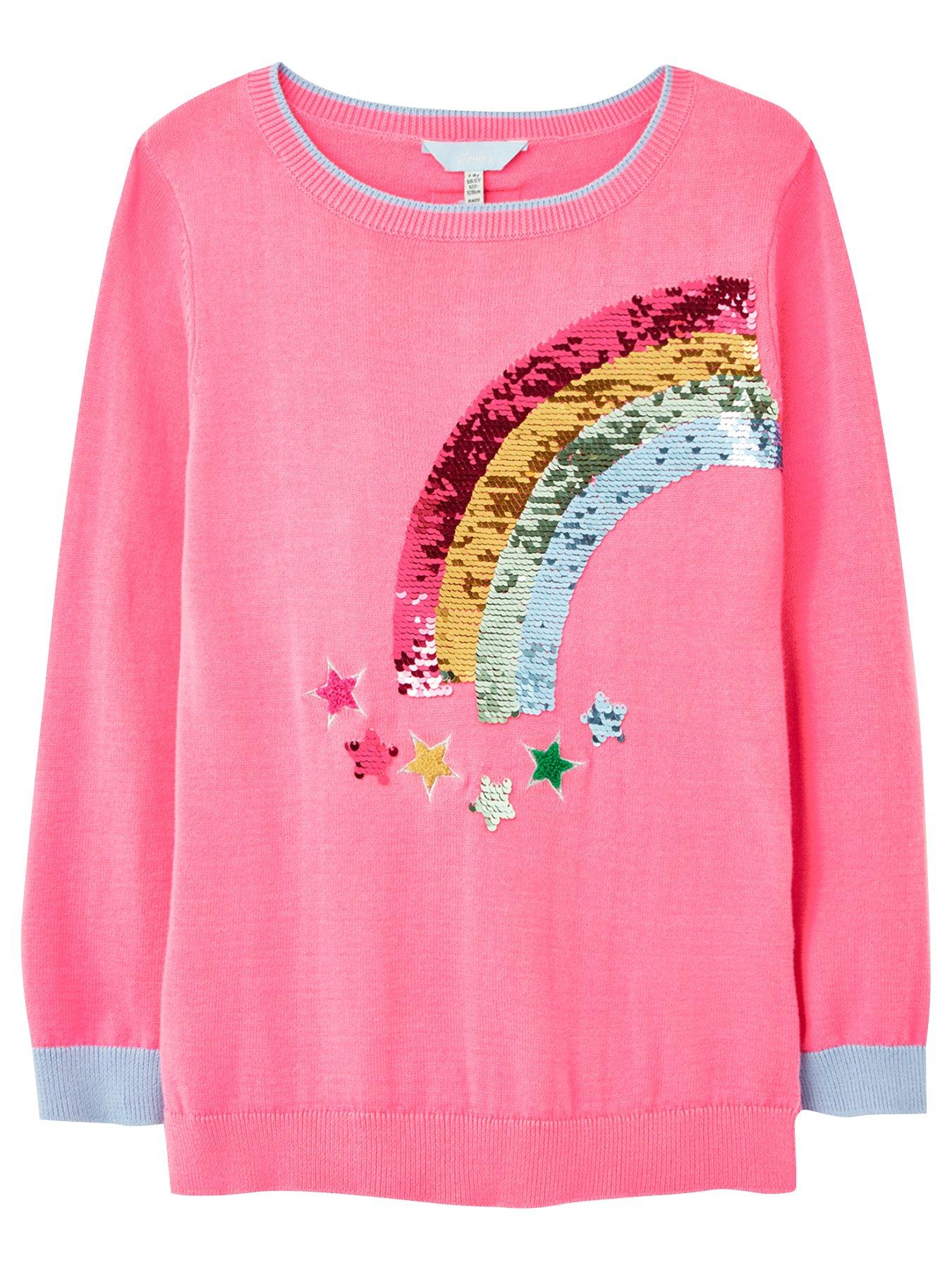 Joules Girls Meryl Rainbow Knitted Jumper review