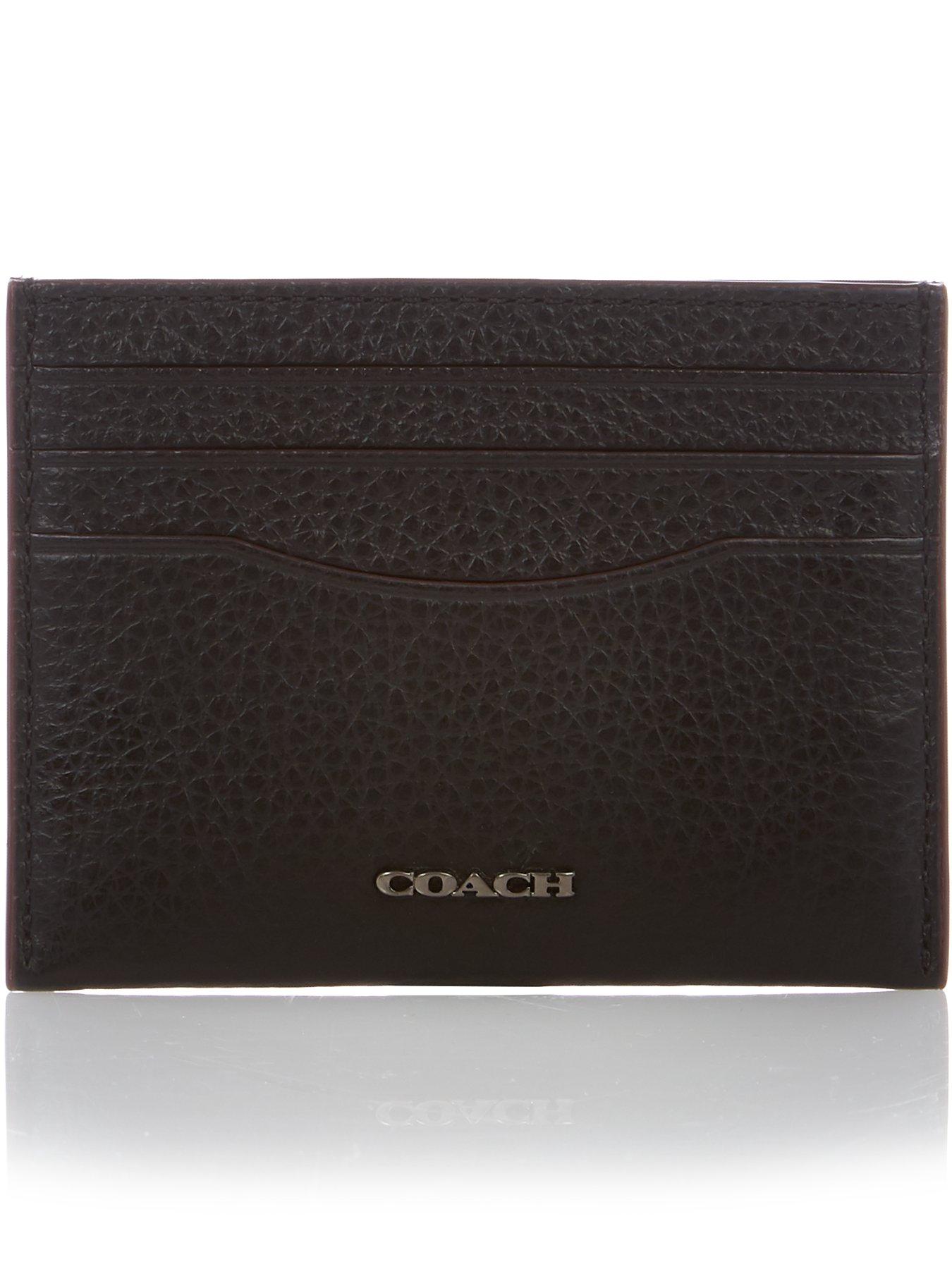 Coach Men&Rsquo;S Pebble Leather Credit Card Holder review