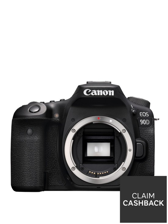 front image of canon-eos-90d-slr-camera-body-only-black