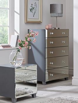 Product photograph of Very Home New Bellagio 5 Drawer Chest - Fsc Reg Certified from very.co.uk