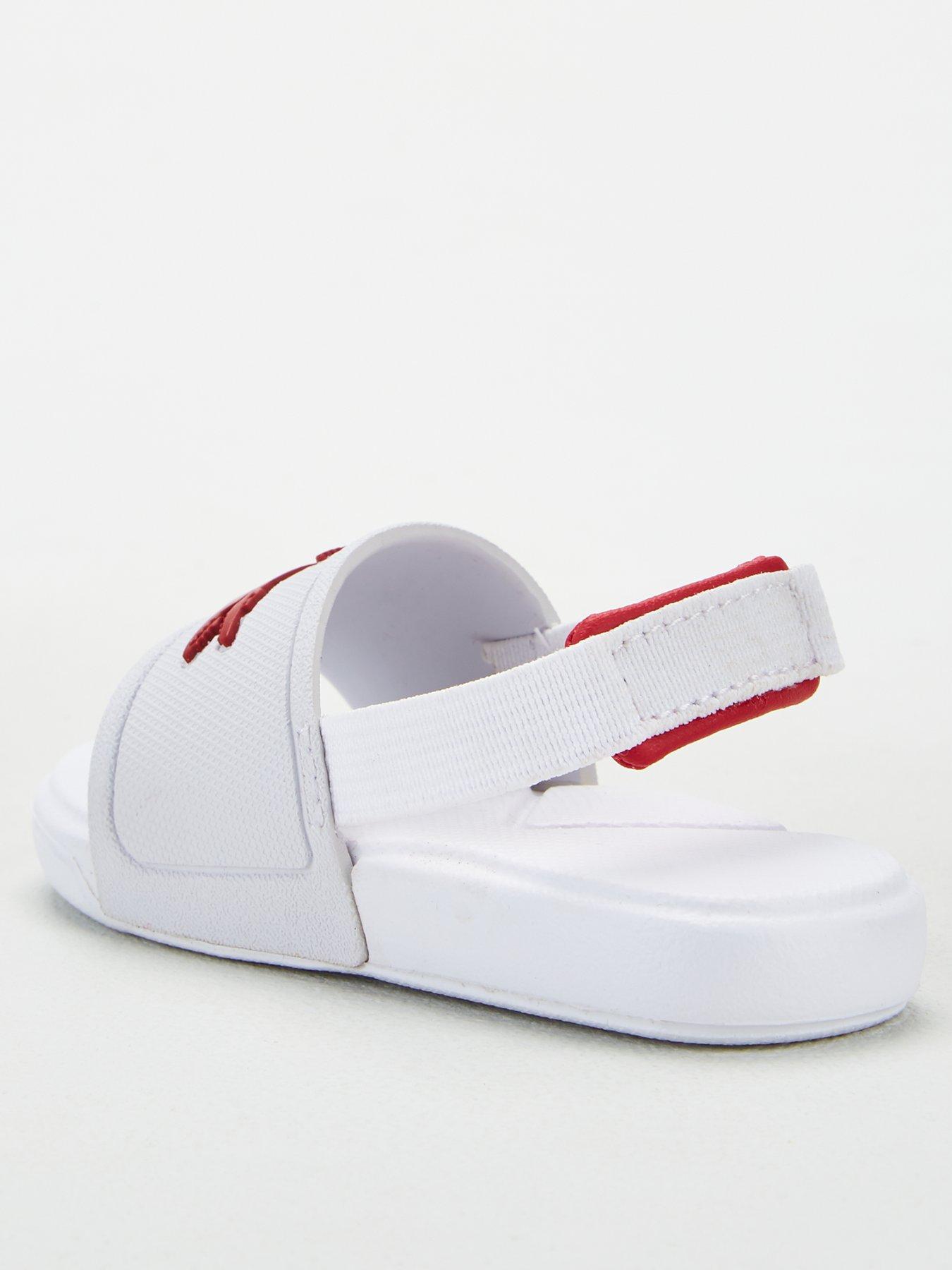 lacoste junior sliders