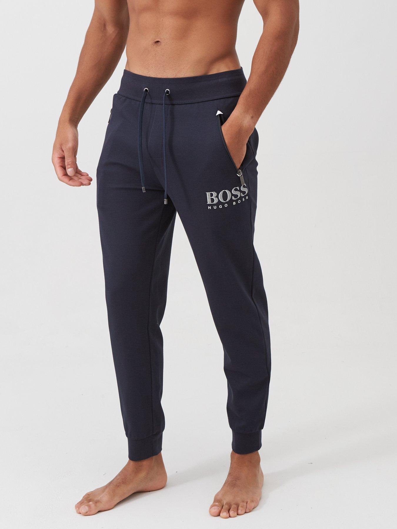 boss bodywear cuffed jogging bottoms