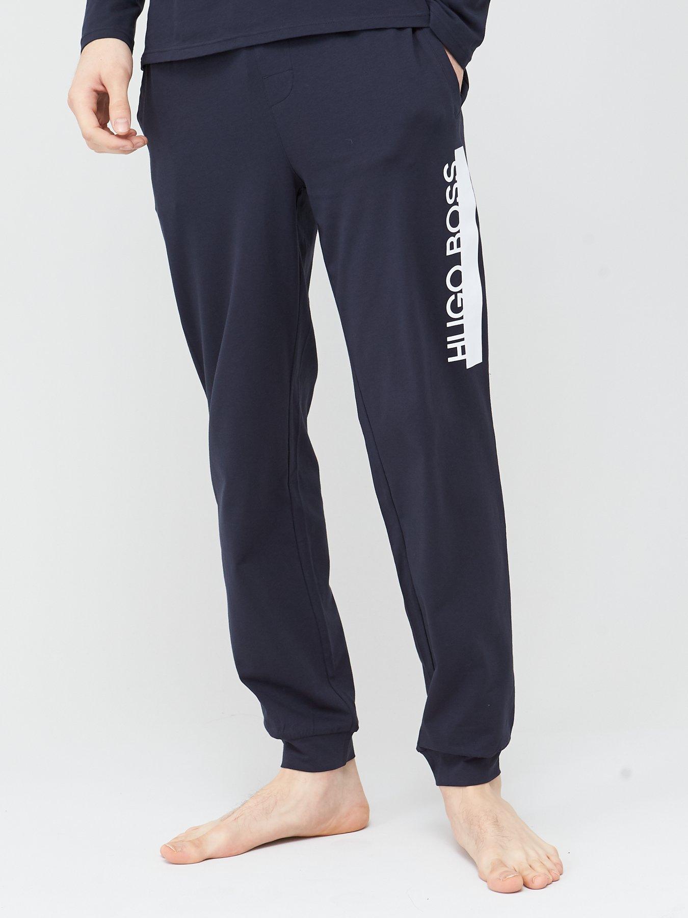 boss authentic cuffed track pants